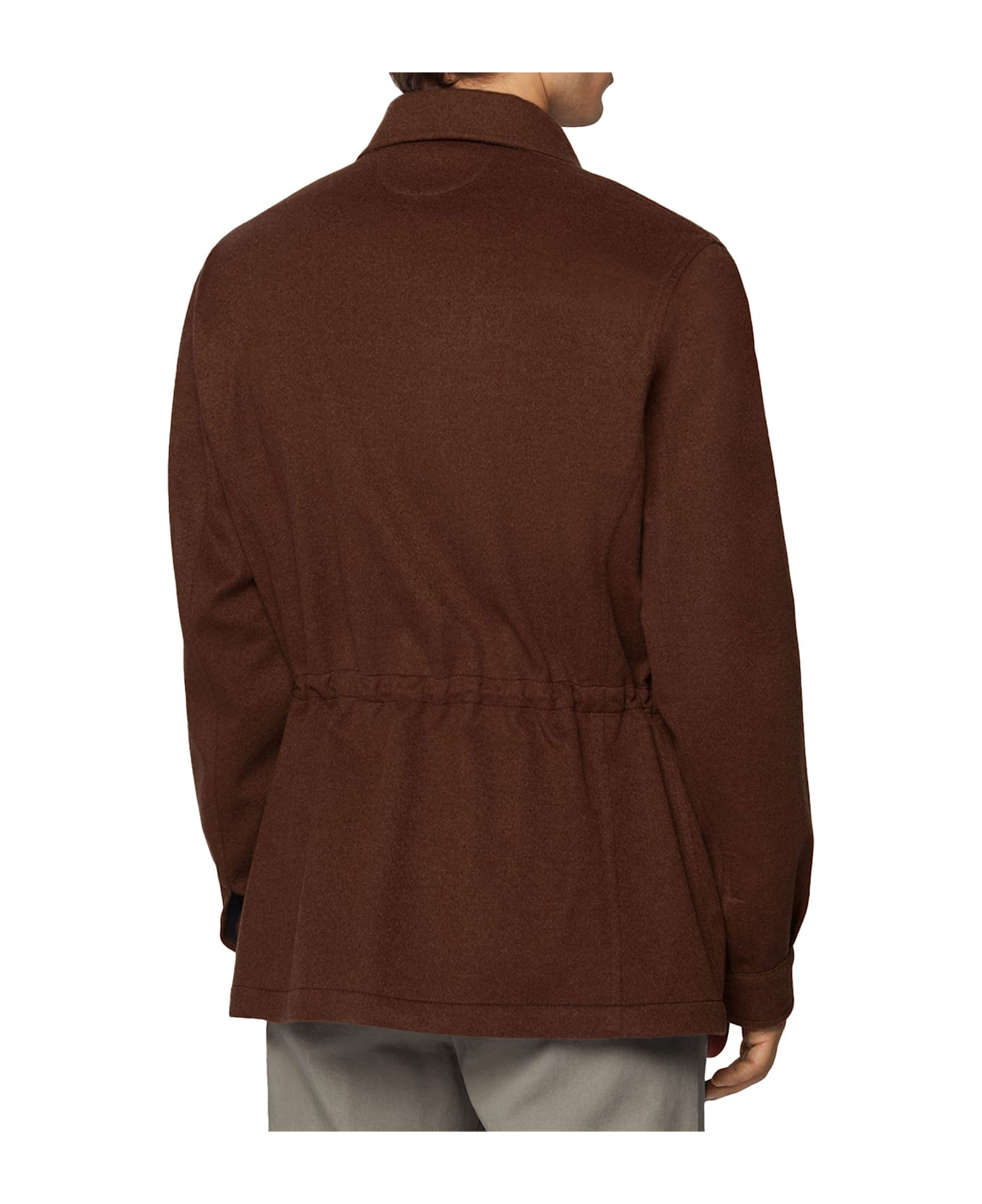 Kiton Outdoor Jacket Cashmere - RUST