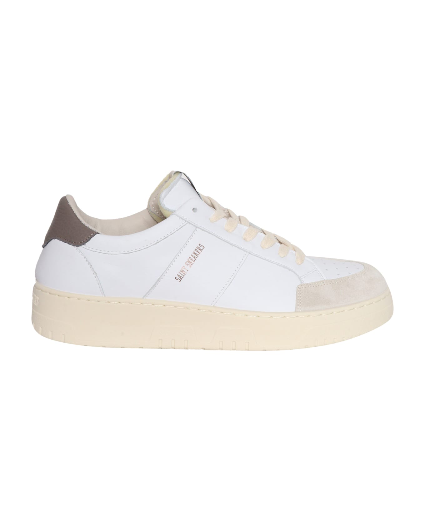 Saint Sneakers Sail Leather Sneakers - WHITE スニーカー