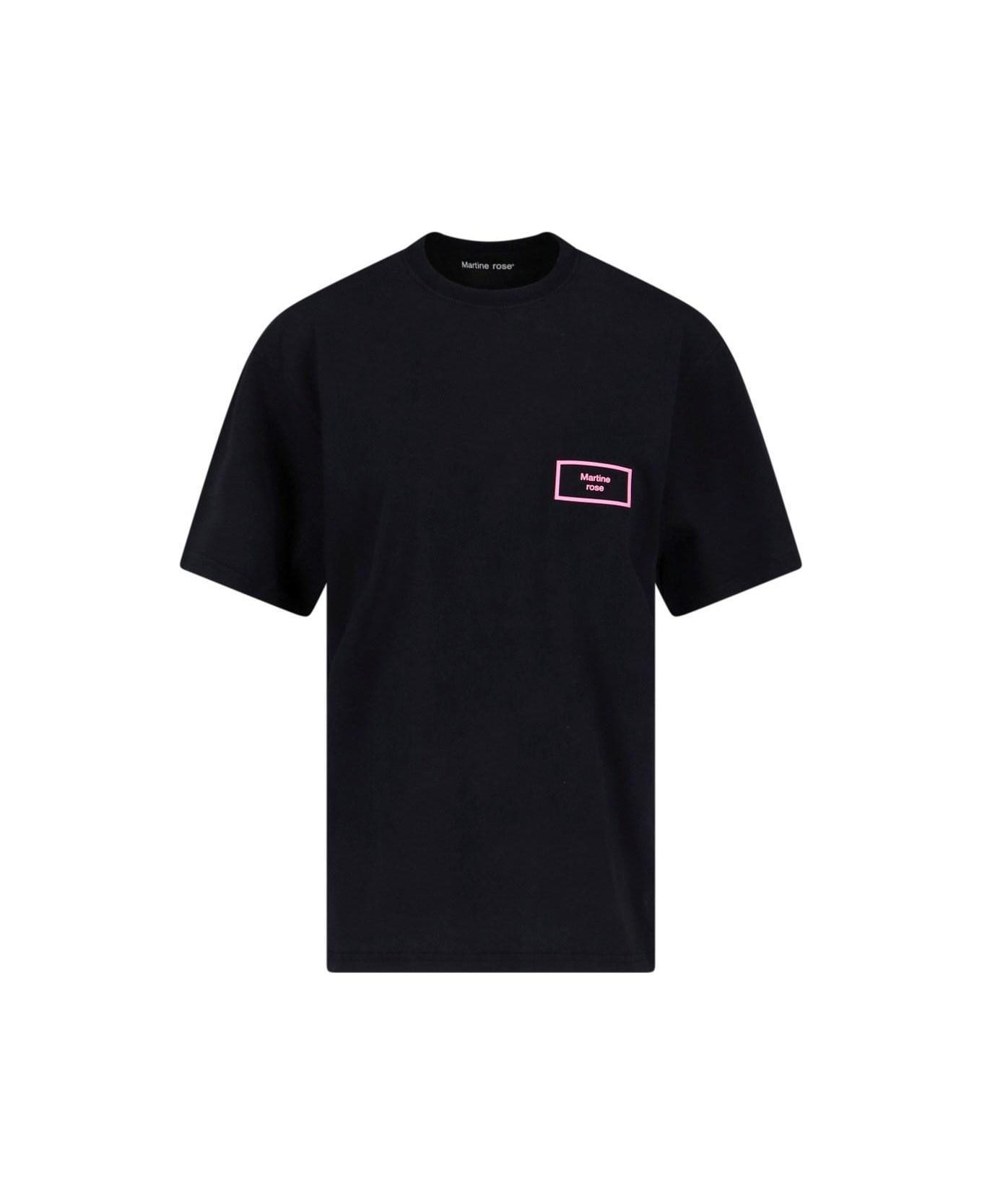 Martine Rose Logo T-shirt - BLACK
