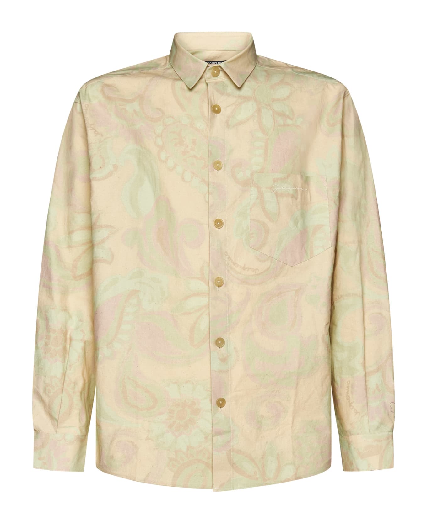 Jacquemus Shirt - Print faded green