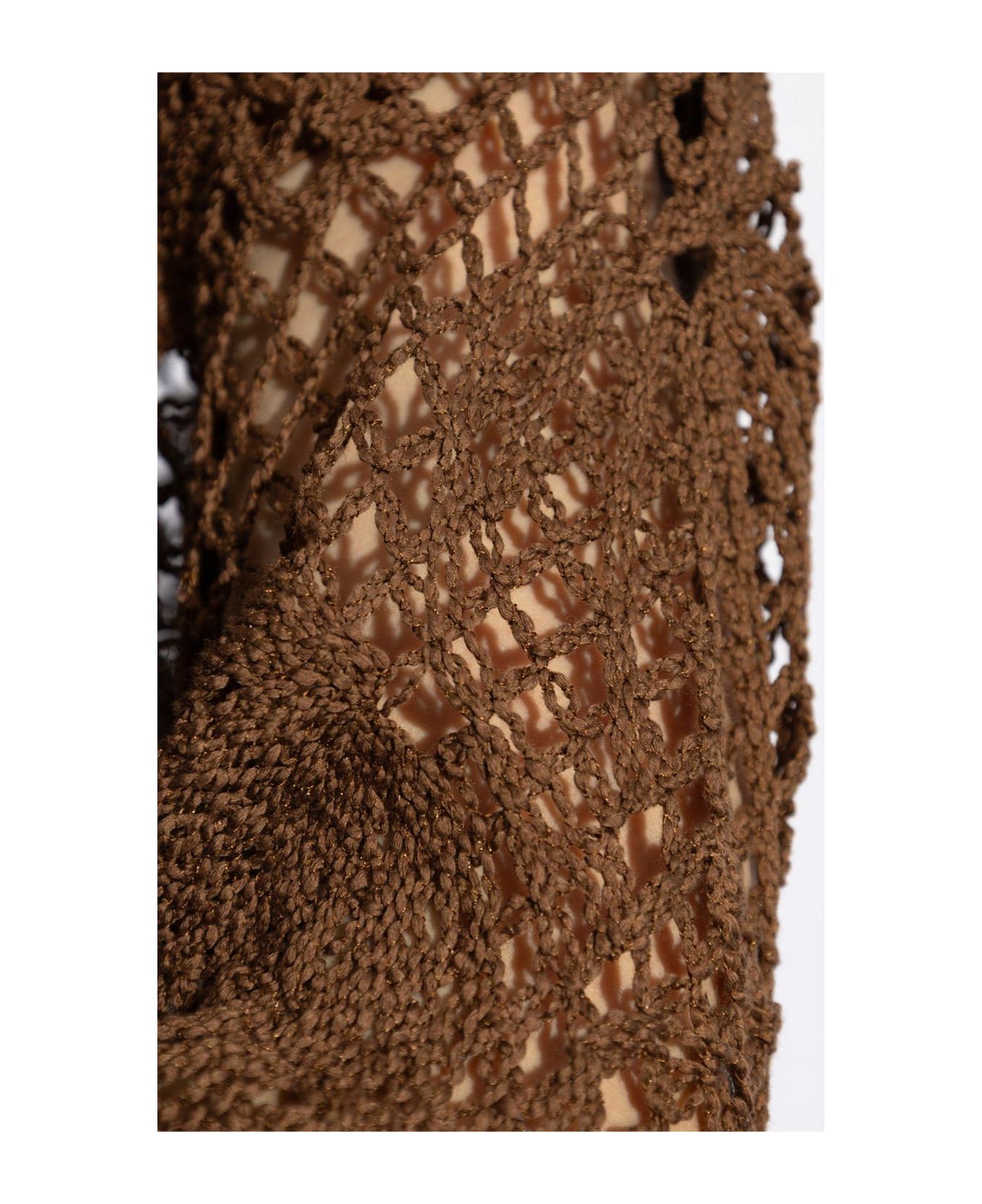 Max Mara Crewneck Ribbed Jumper - Brown