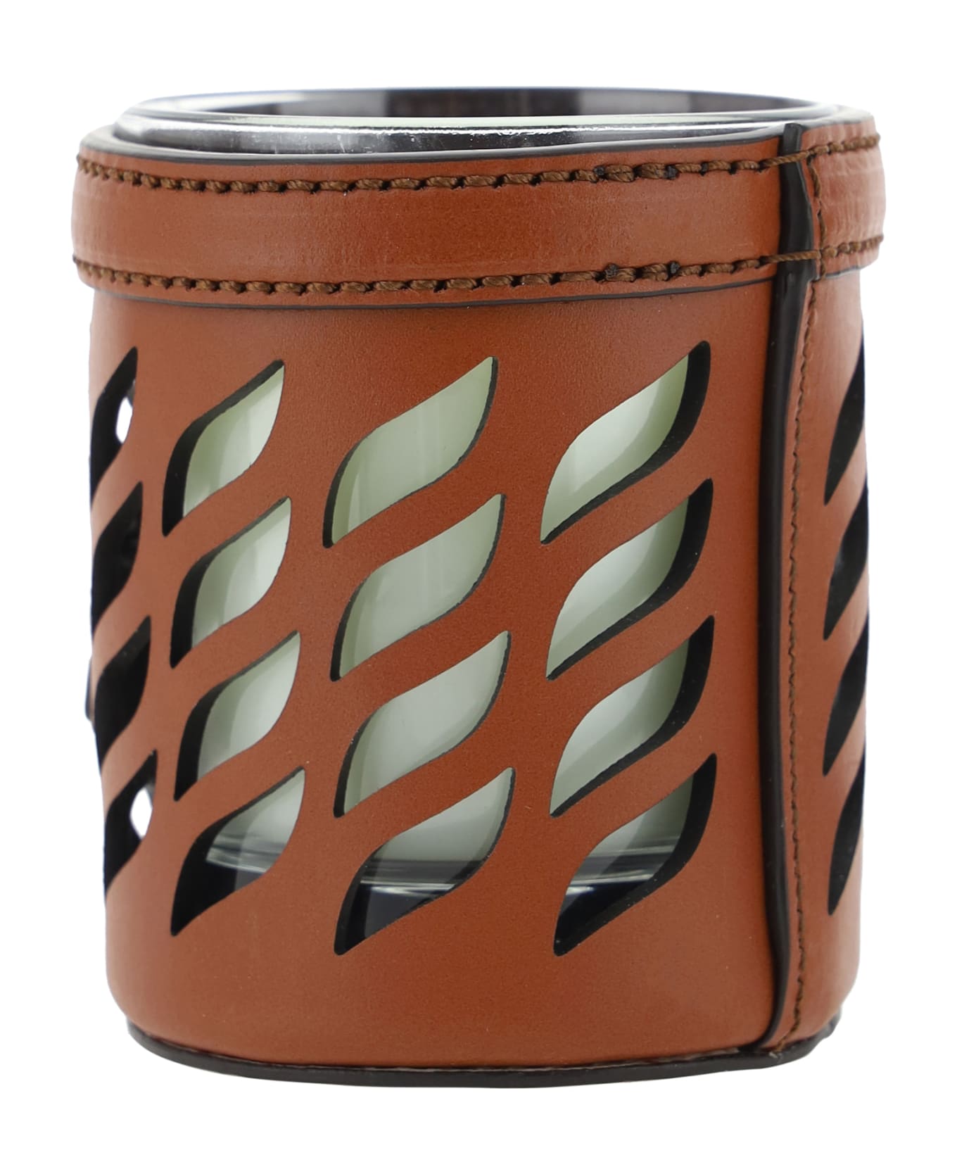 Etro Candle And Candle Holder - Brown