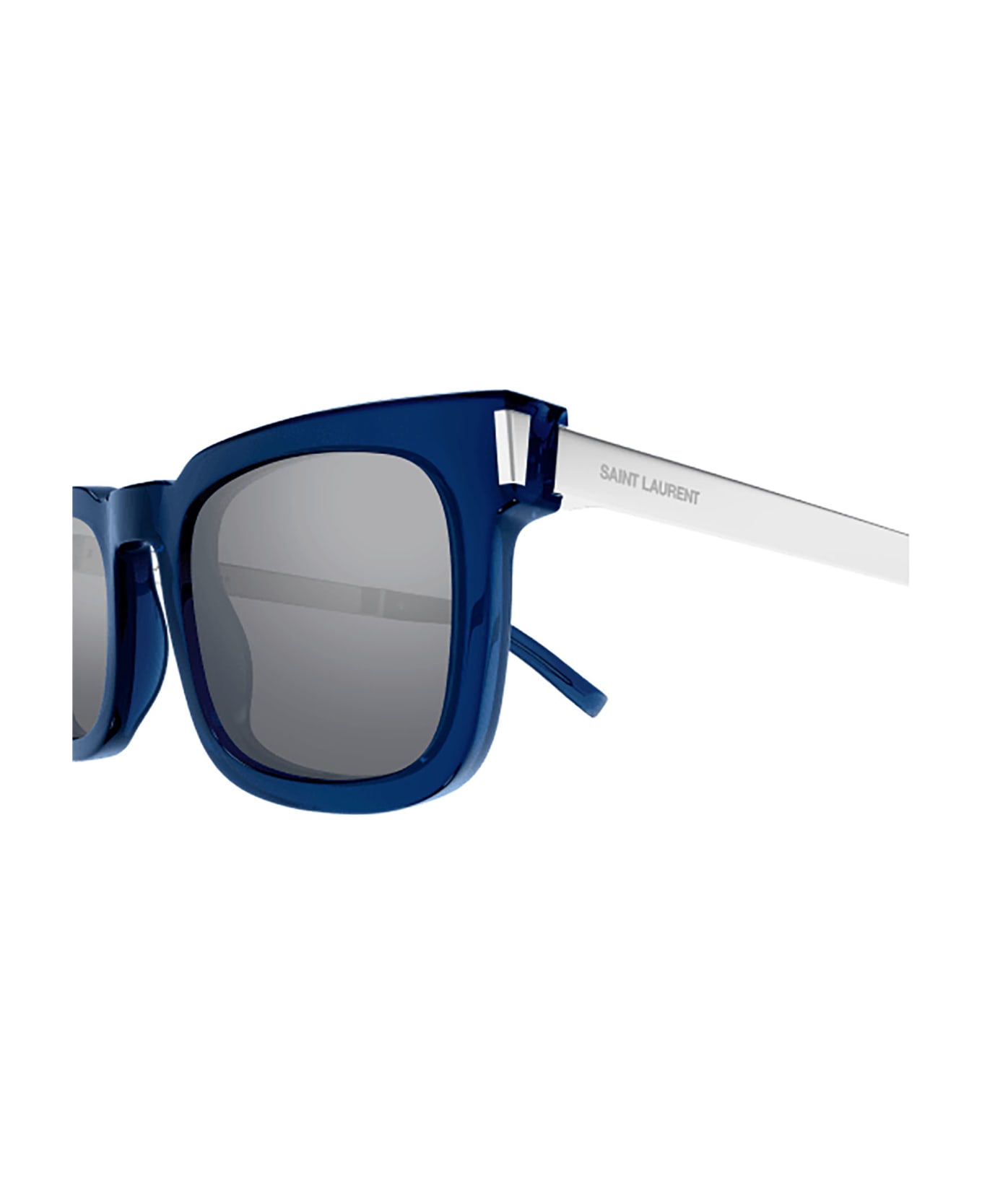 Saint Laurent Eyewear SL 581 Sunglasses - Blue Silver Silver サングラス