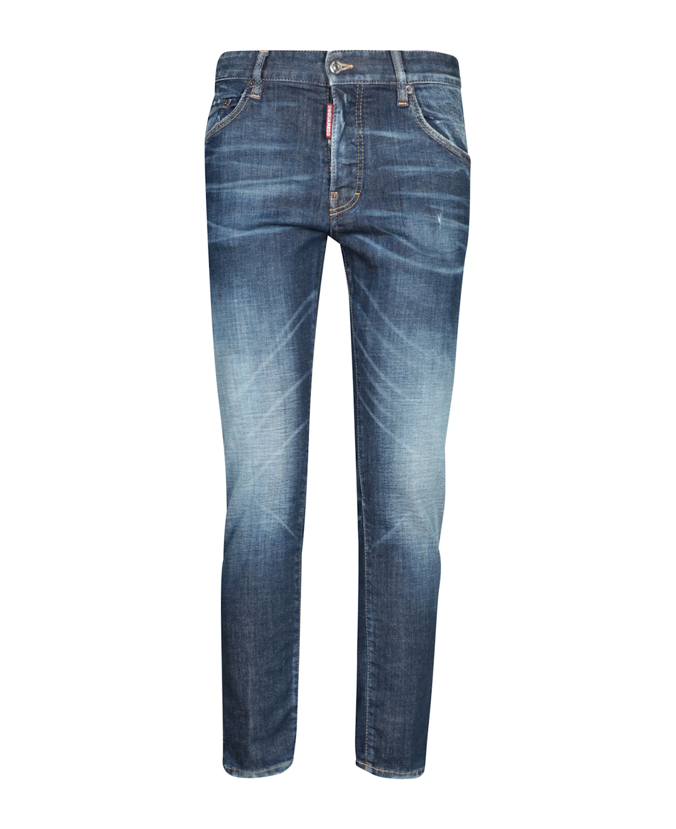 Dsquared2 Skater Stretch Basic Blue Jeans - Blue