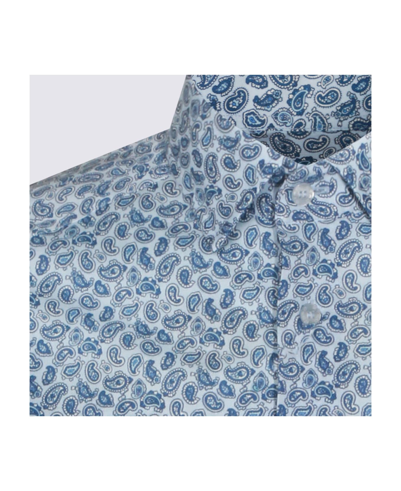 Etro Blue Cotton Shirt - Blue