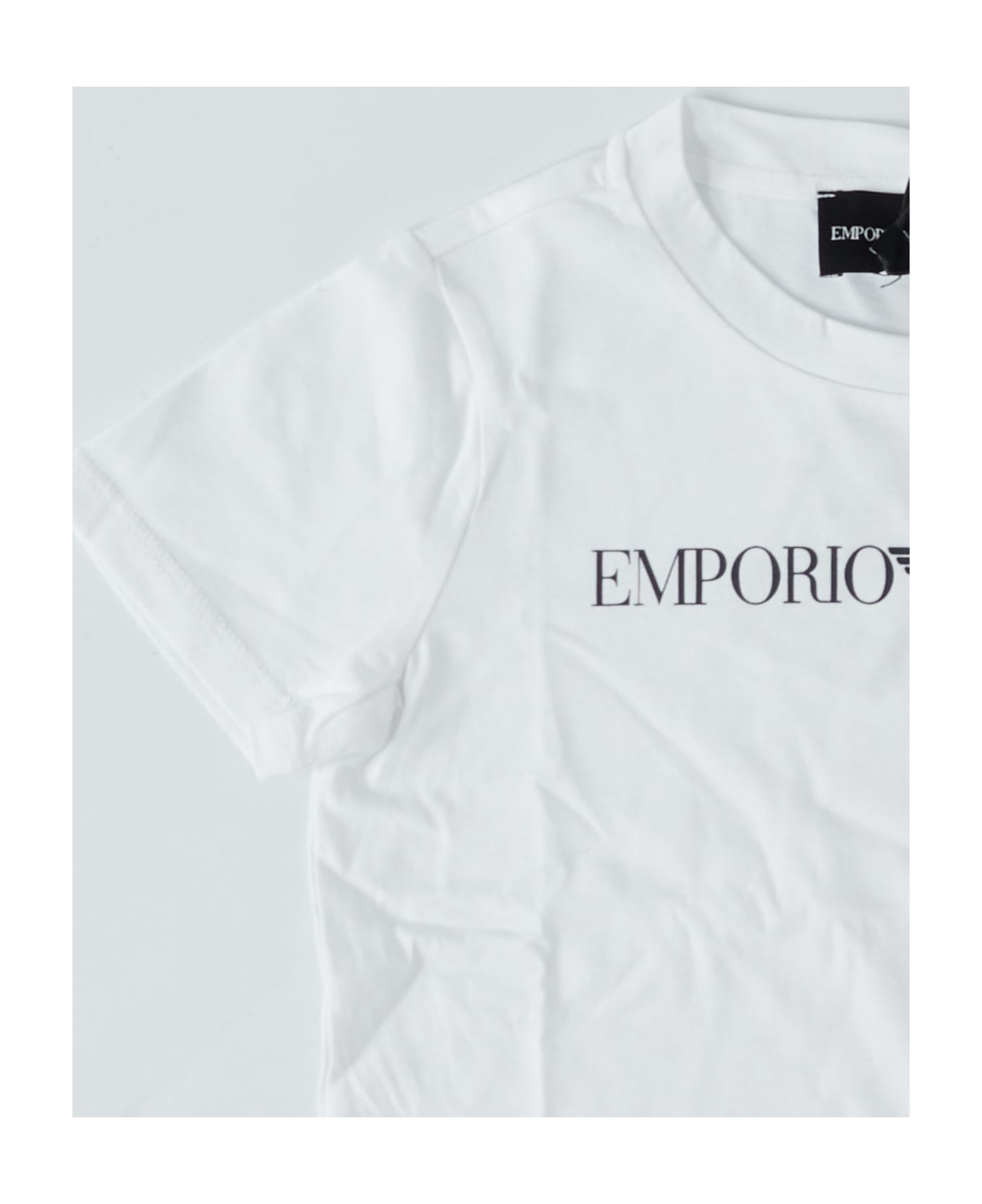 Emporio Armani Cotton T-shirt - BIANCO