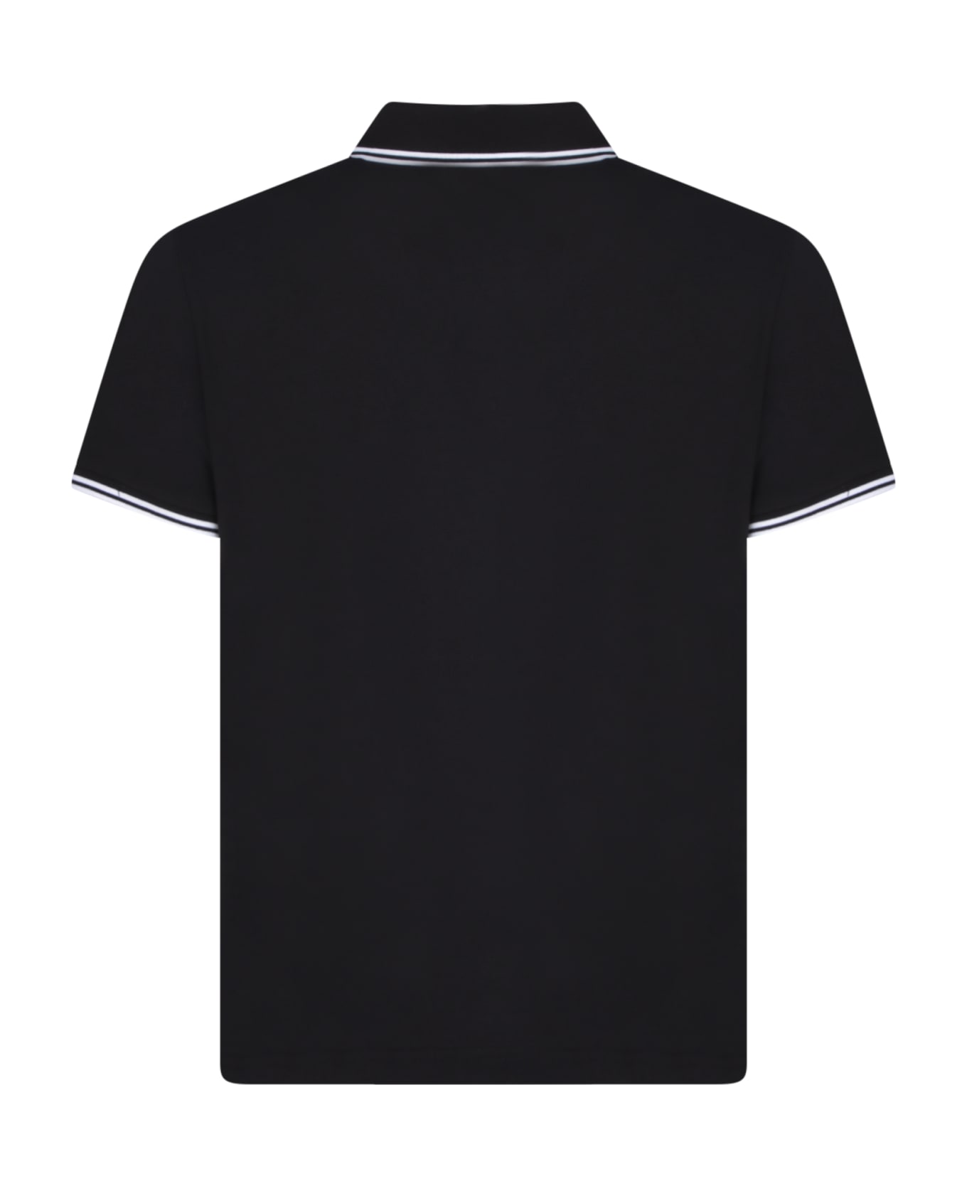 Moncler Logo Patch Polo Shirt - Nero シャツ