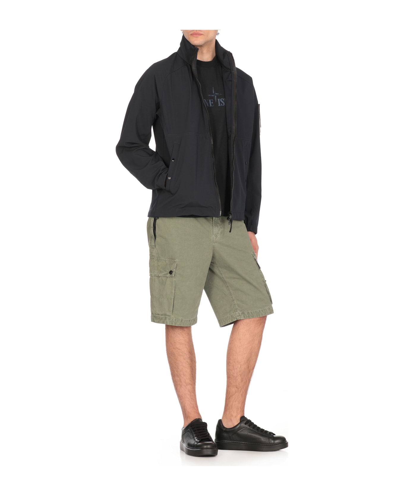 Stone Island T-shirt With Logo - Blue