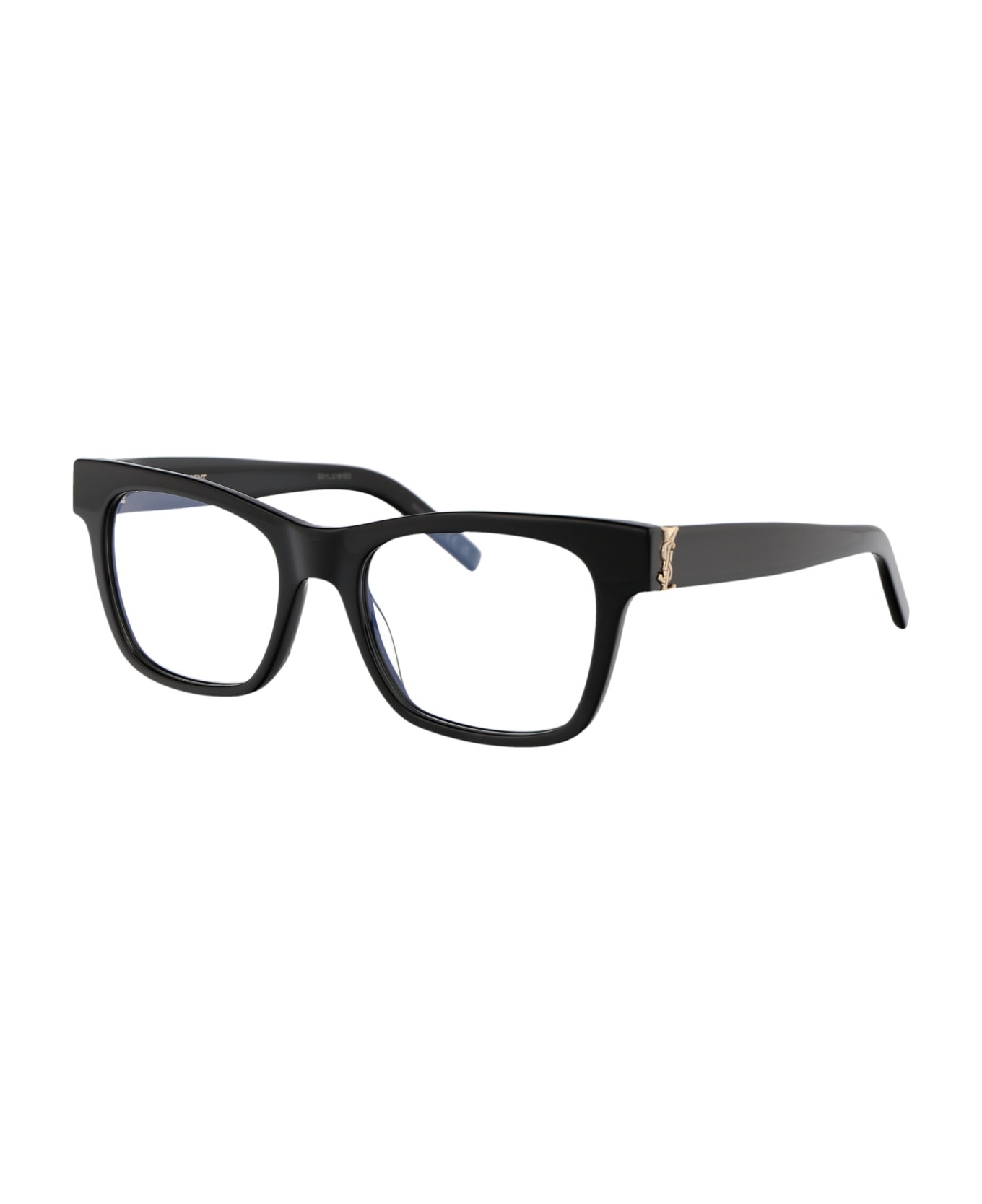 Saint Laurent Eyewear Sl M118 Glasses - 001 BLACK BLACK TRANSPARENT