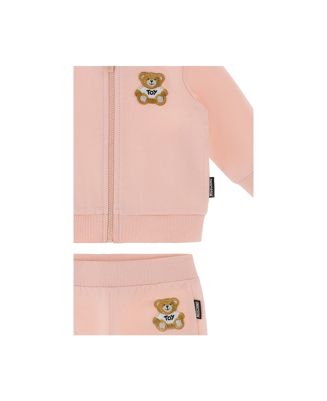 Moschino Sweatpants Set With Sweatshirt - PINK
