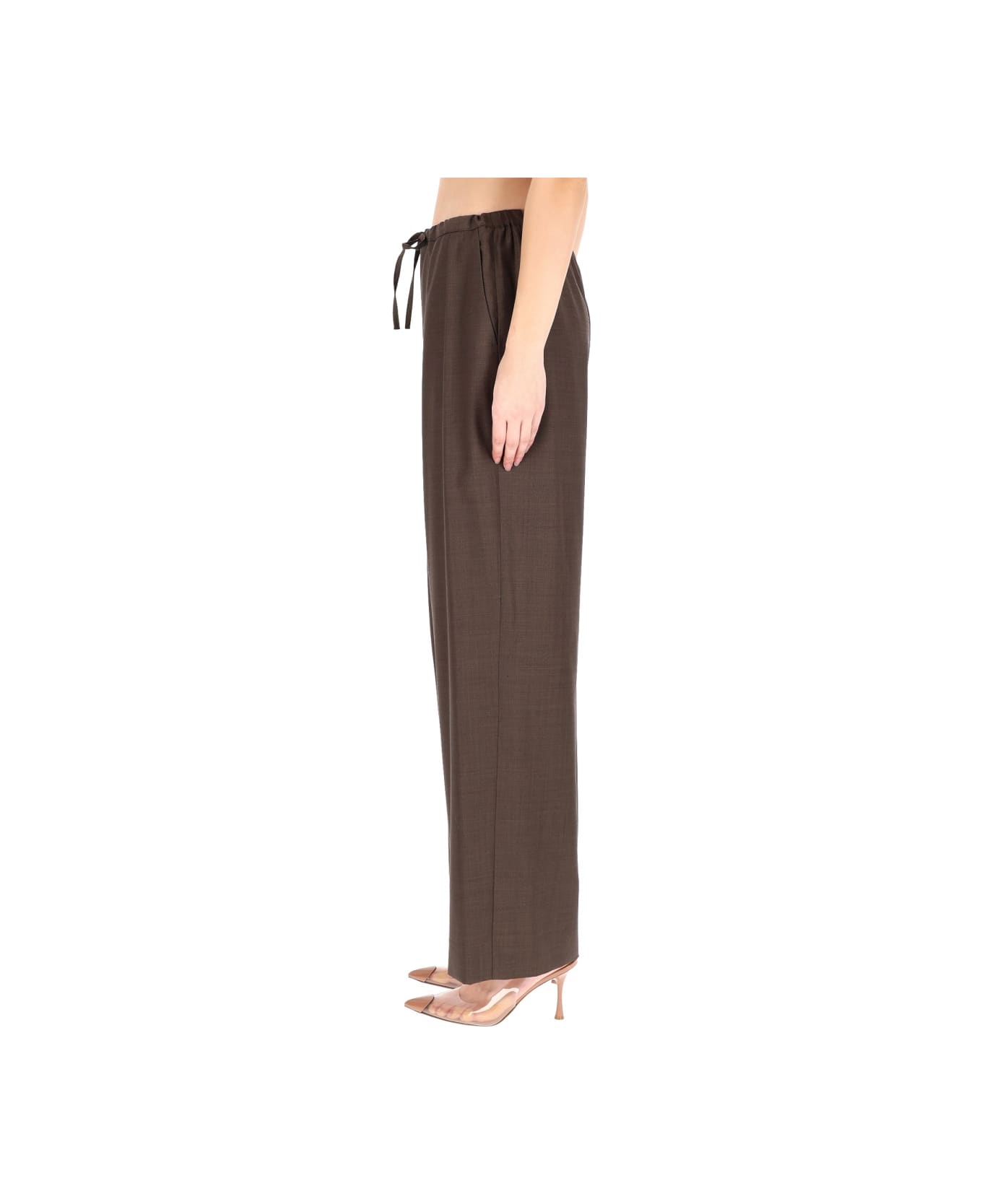 Loulou Studio Pants "cove" - BROWN