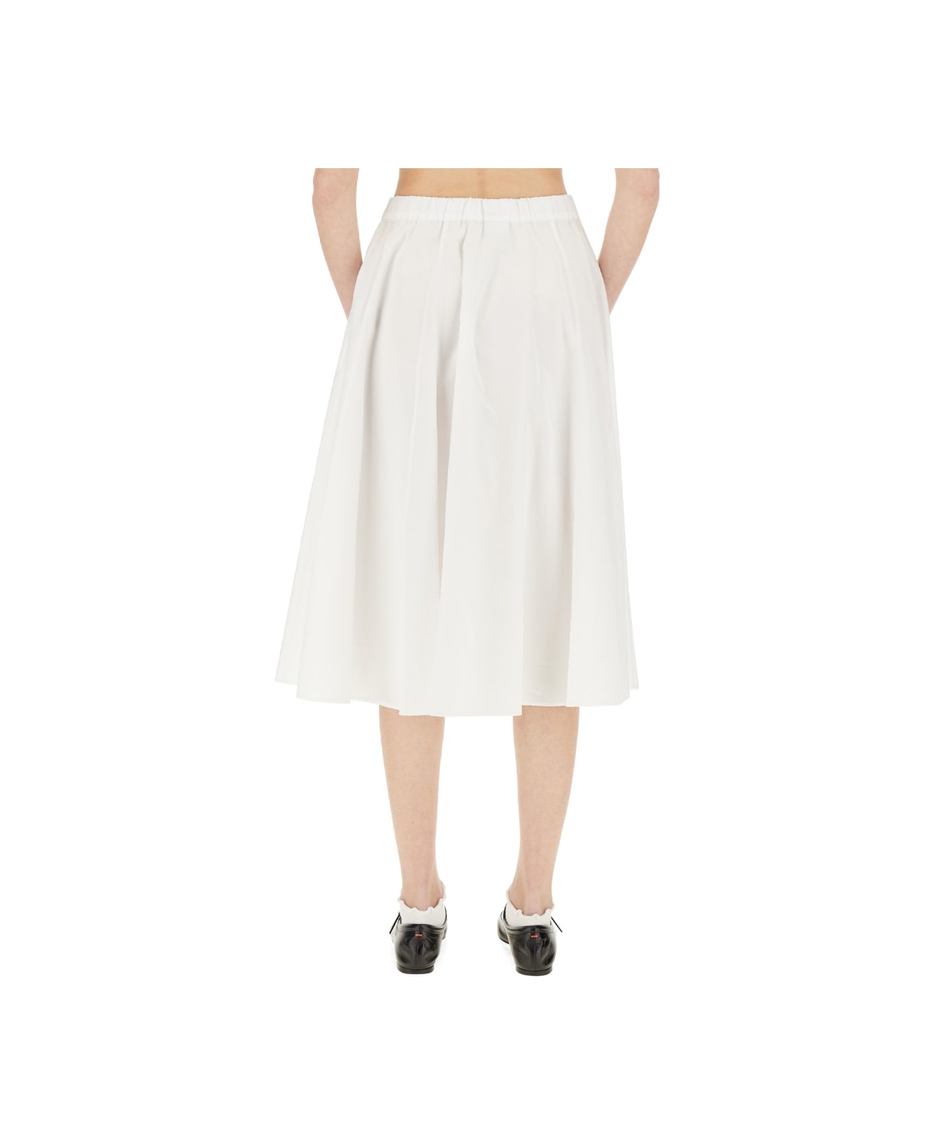 Aspesi Cotton Skirt - WHITE