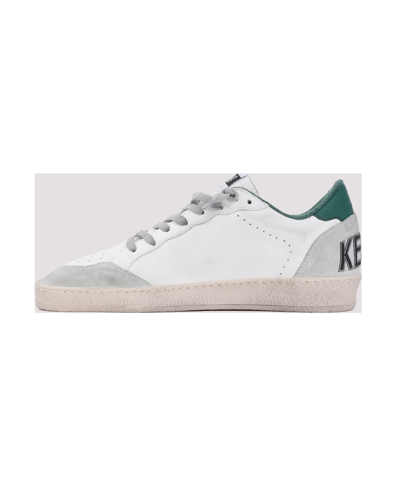 Golden Goose Ball Star Sneakers - White Ice Green
