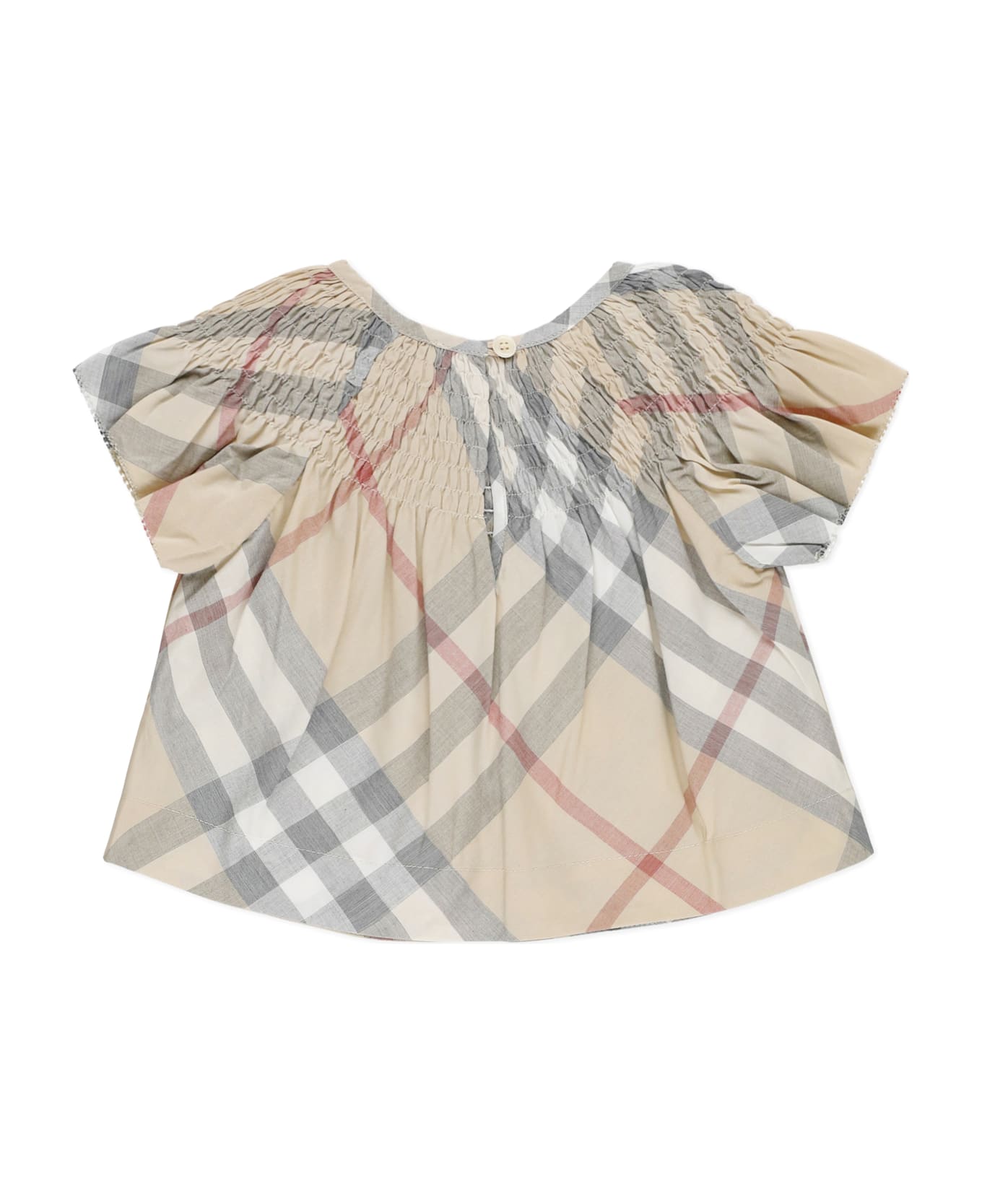 Burberry Check Shirt - Beige