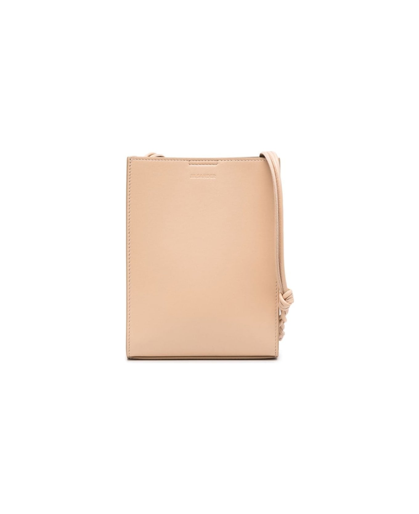 Jil Sander Beige Tangle Bag In Leather Man - Pink