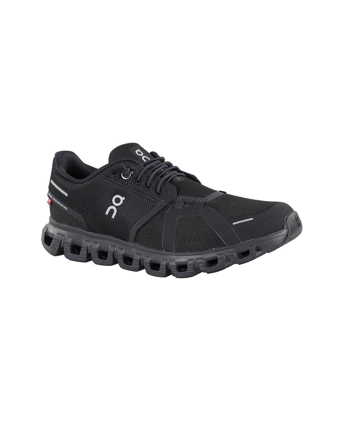 ON Cloud 6 Logo Printed Sneakers - Black