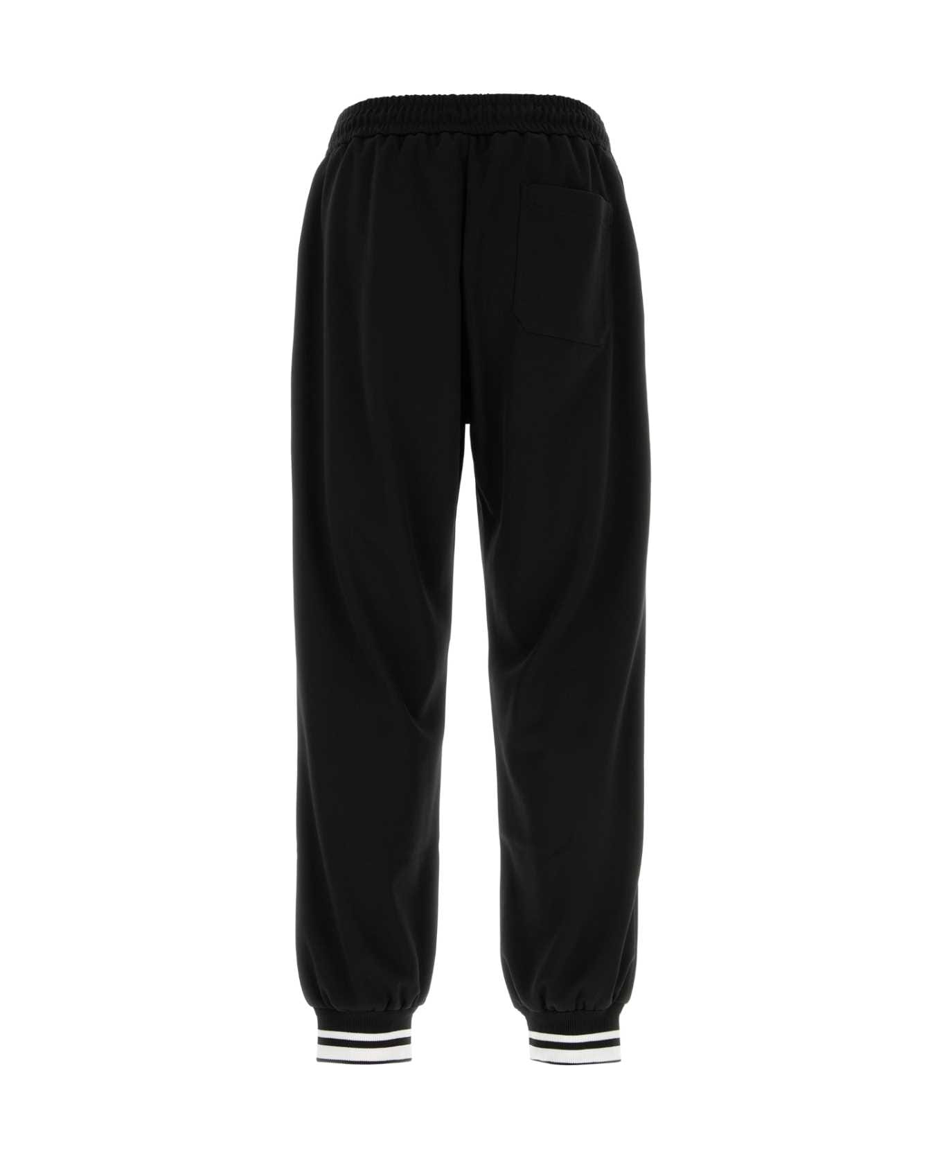 Gucci Black Polyester Joggers - BLACKMIX