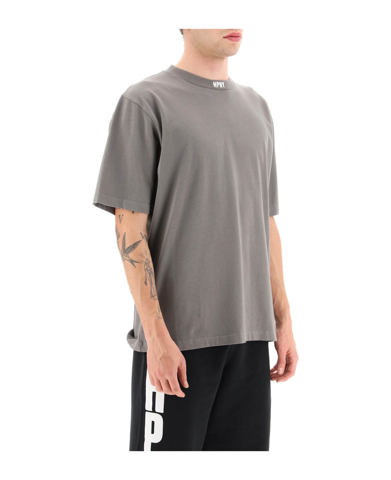 HERON PRESTON Oversize T-shirt - grey シャツ