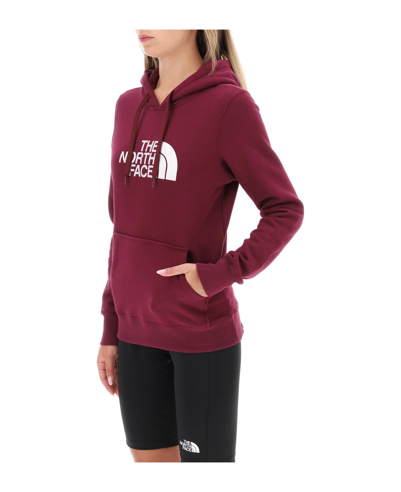 The North Face 'drew Peak' Hoodie With Logo Embroidery - BOYSENBERRY (Red)