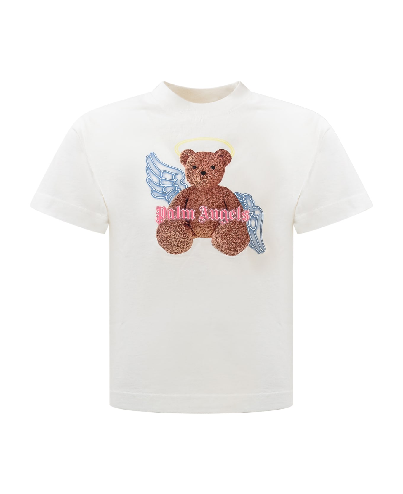 Palm Angels Bear Angel T-shirt - OFF WHITE BROWN