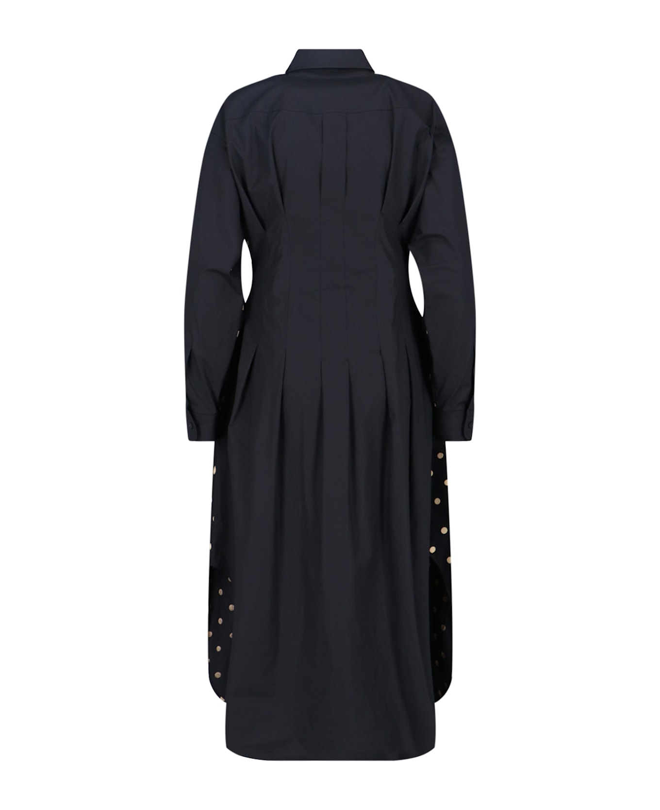Moschino Polka Dot Shirt Dress - Black  