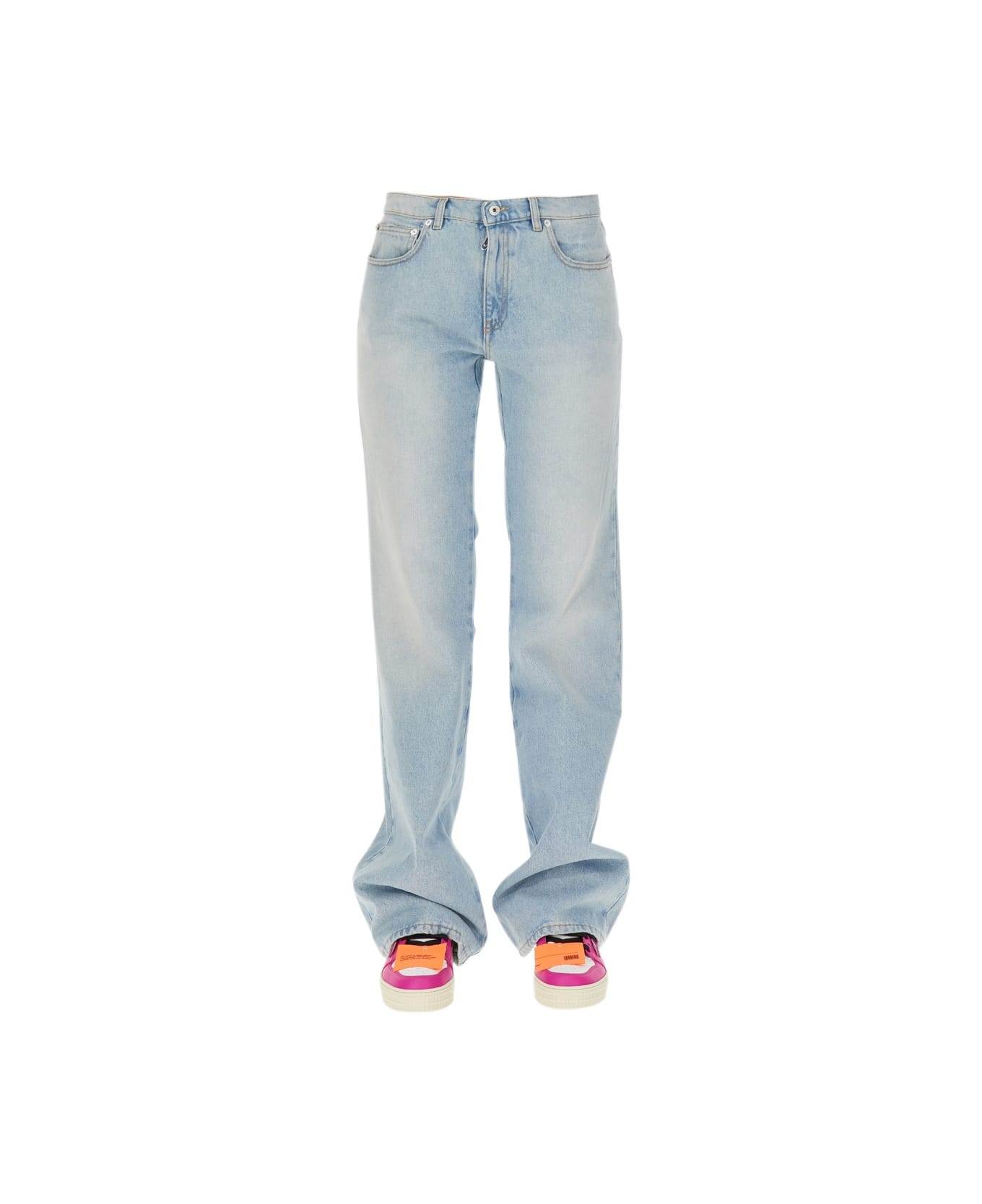 Off-White Beach Baby Baggy Jeans - BLUE