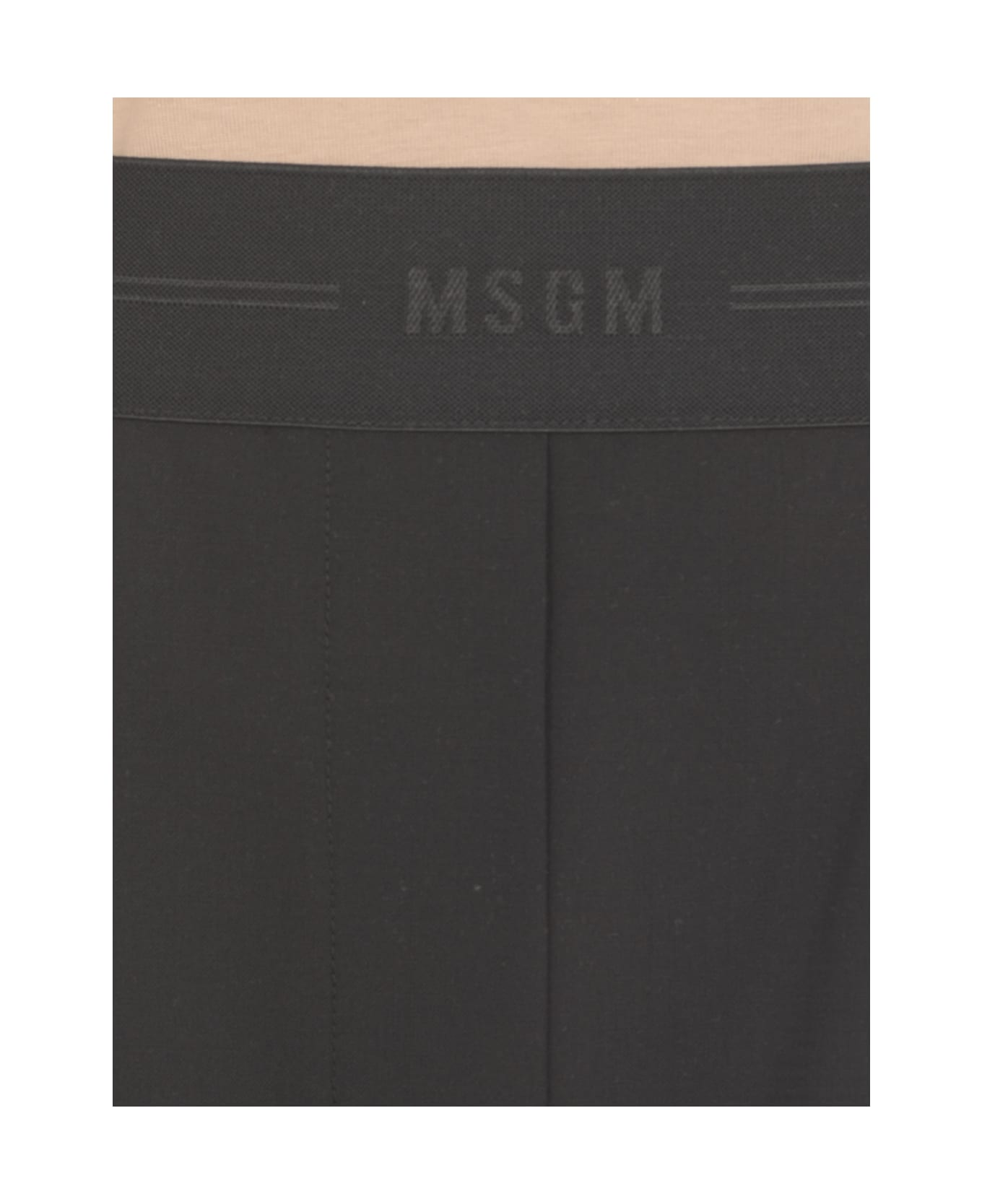 MSGM Wool Pants - Black ボトムス