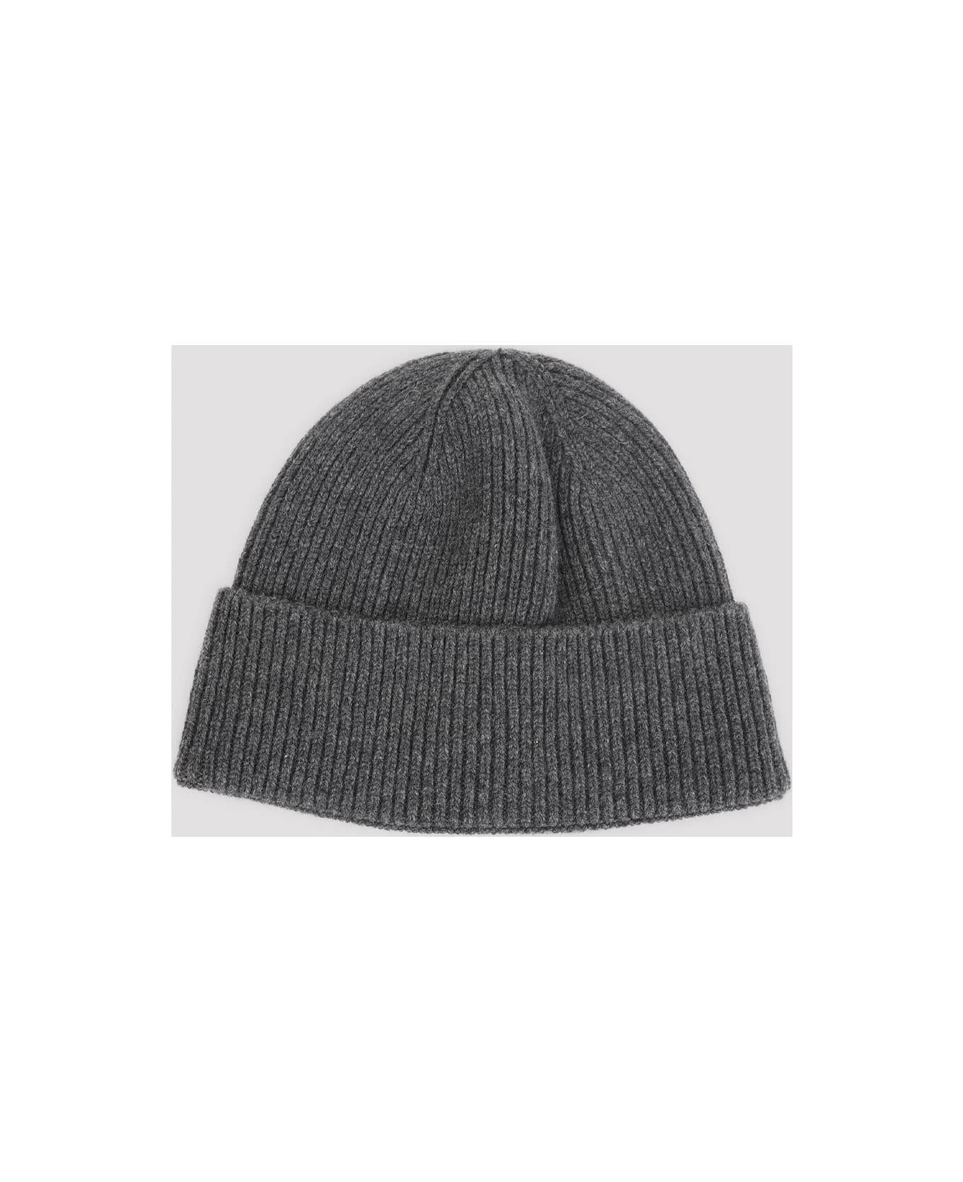 Giorgio Armani Beanie Hat - Anthracite Melange