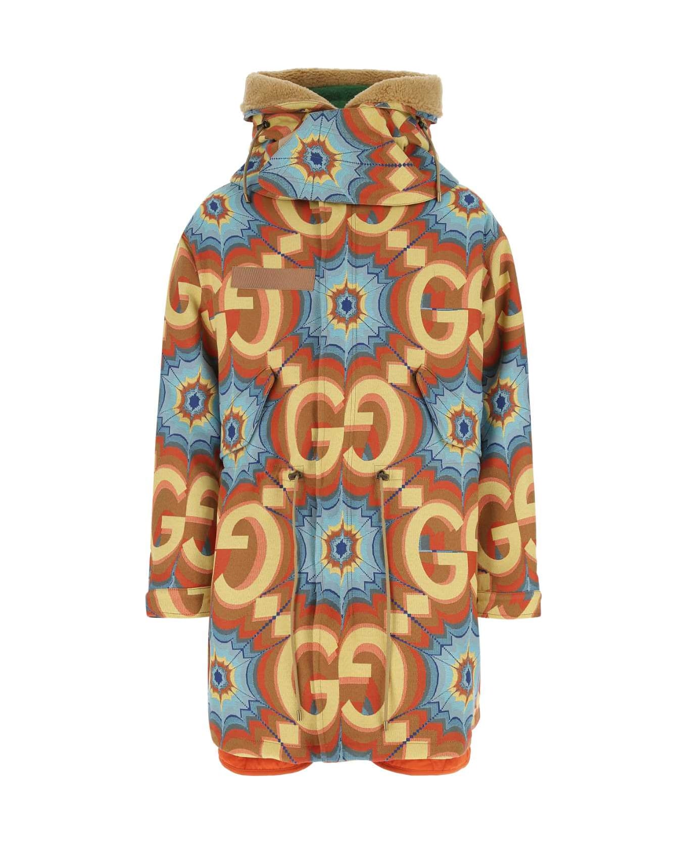 Gucci Embroidered Polyester Blend Parka - 7187