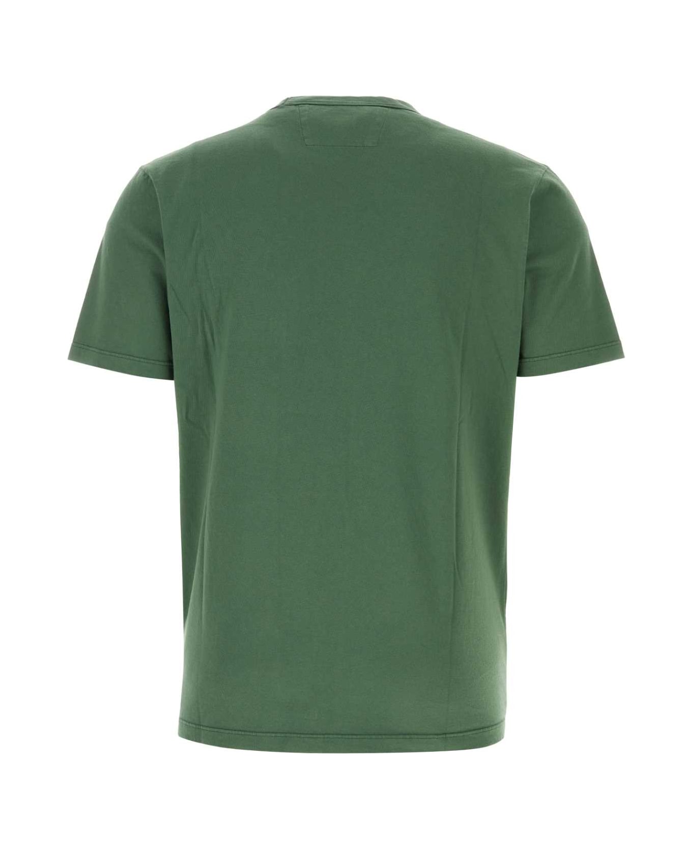 C.P. Company Green Cotton T-shirt - DUCKGREEN
