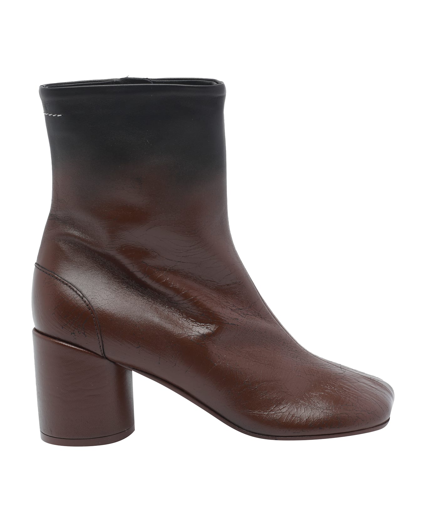 MM6 Maison Margiela Tabi Booties - BLACK/SABLE
