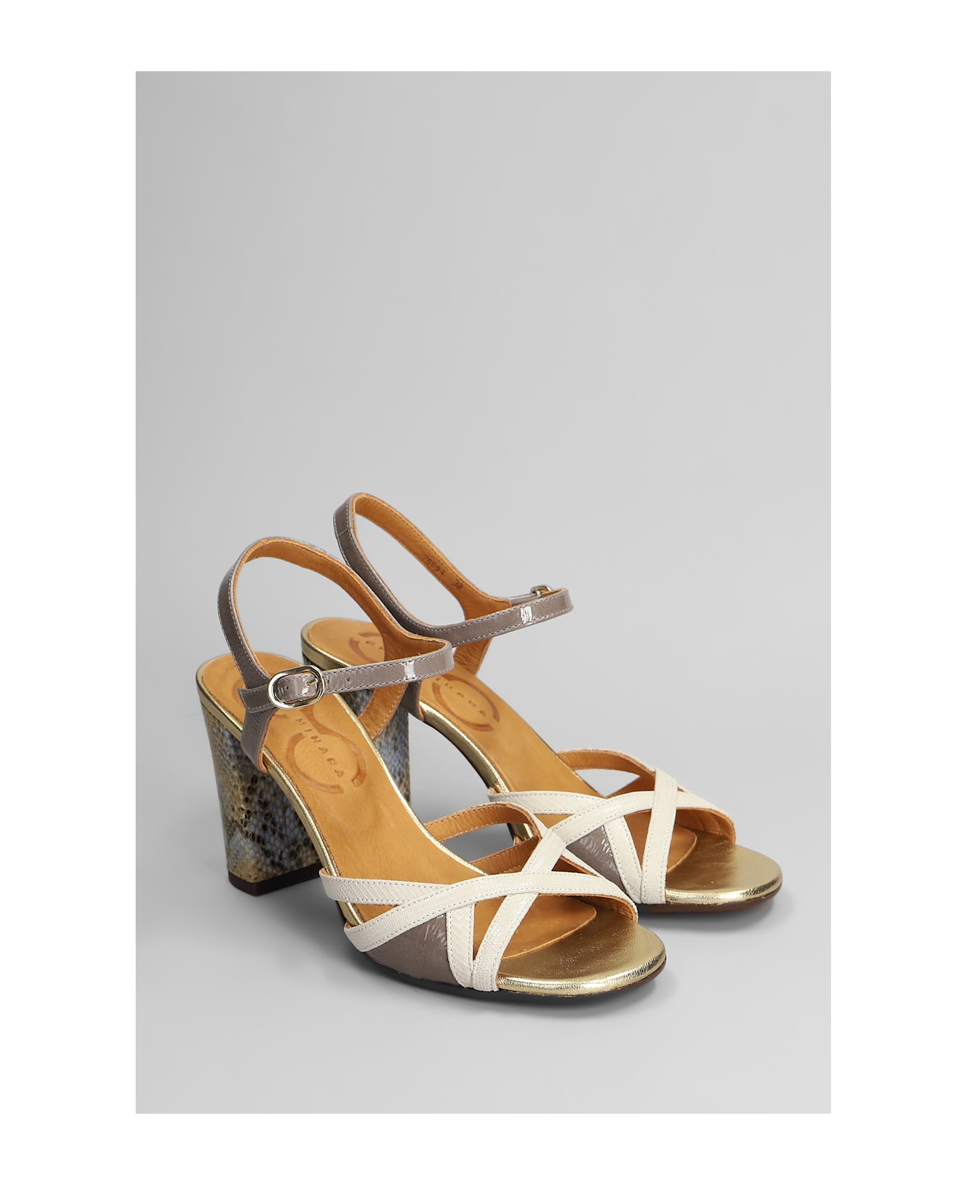 Chie Mihara Bemon Sandals In Beige Leather - beige