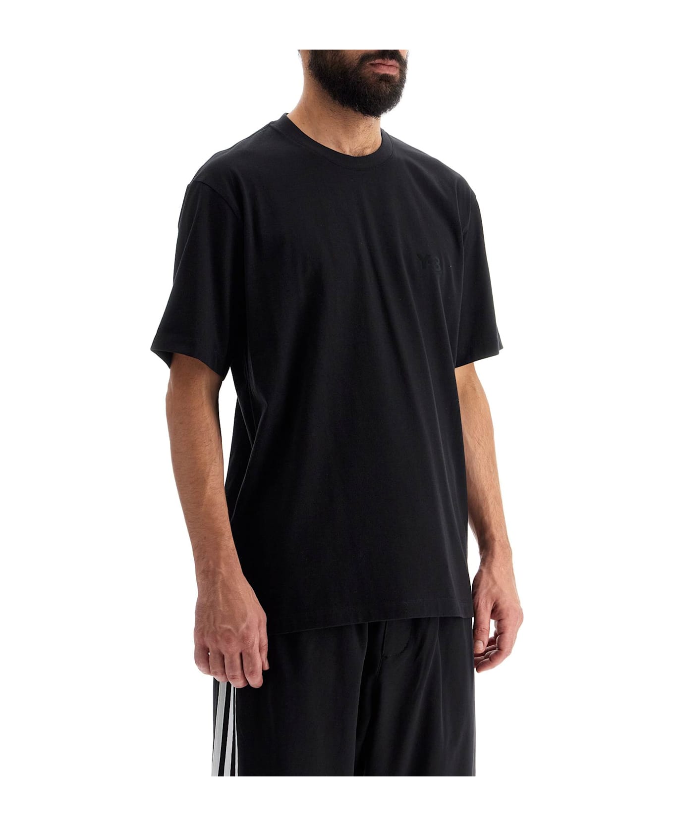 Y-3 Oversized Logo T - BLACK (Black)