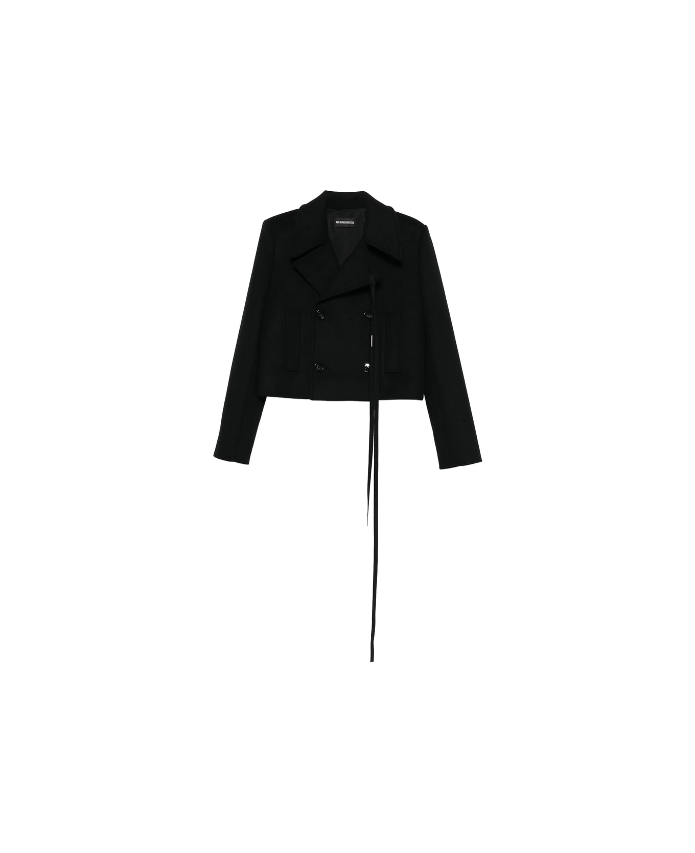 Ann Demeulemeester Coat - BLACK