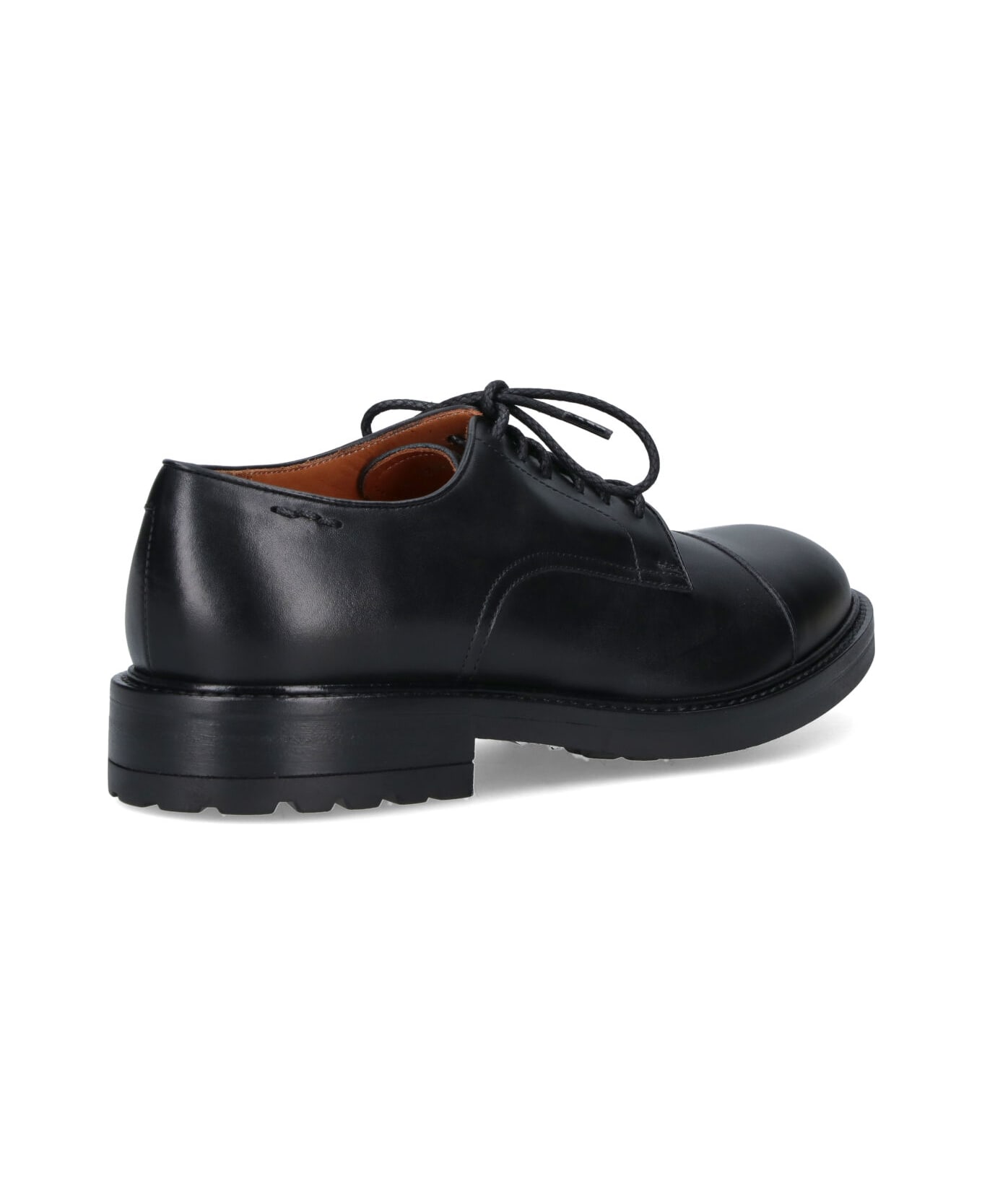 Alexander Hotto Leather Derby Shoes - Black  