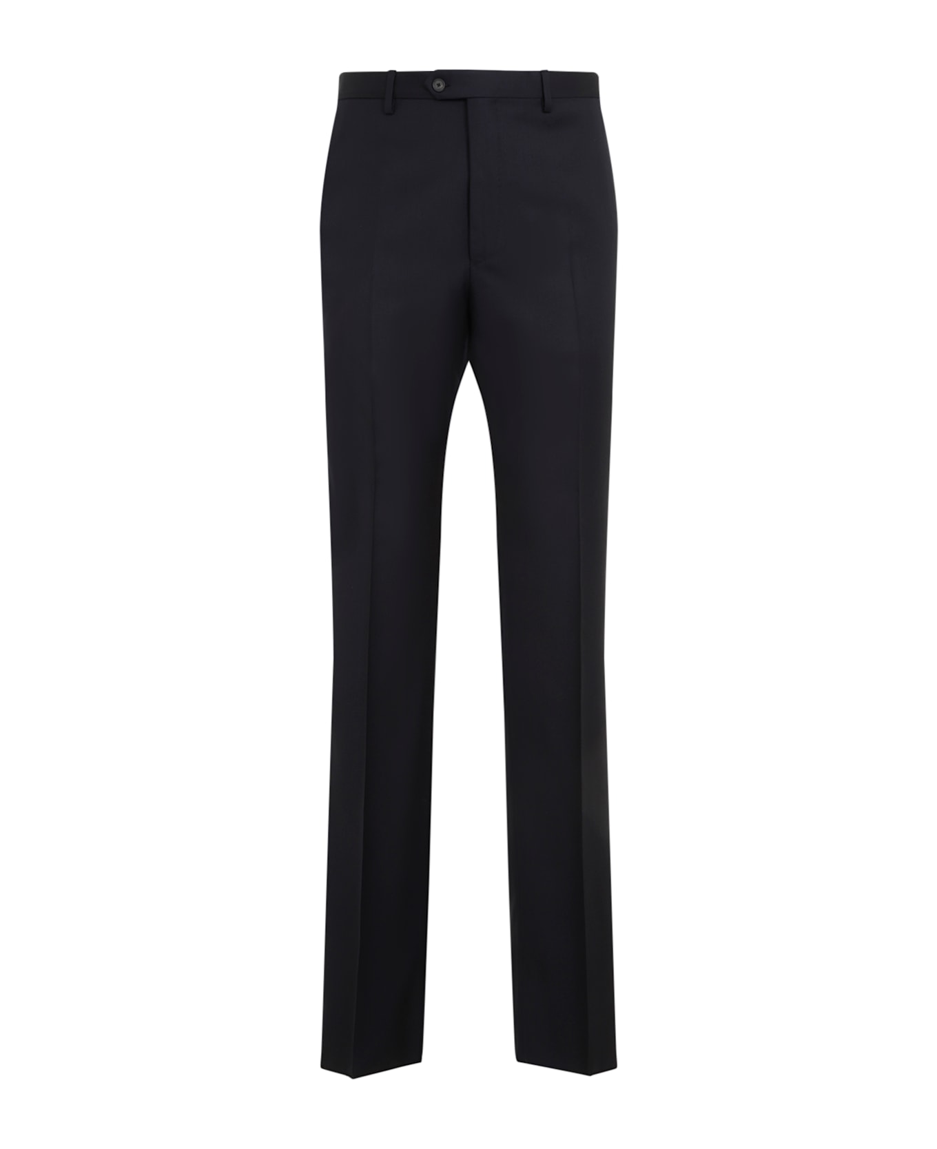 Lanvin Fitted Tailored Trousers - Navy Blue