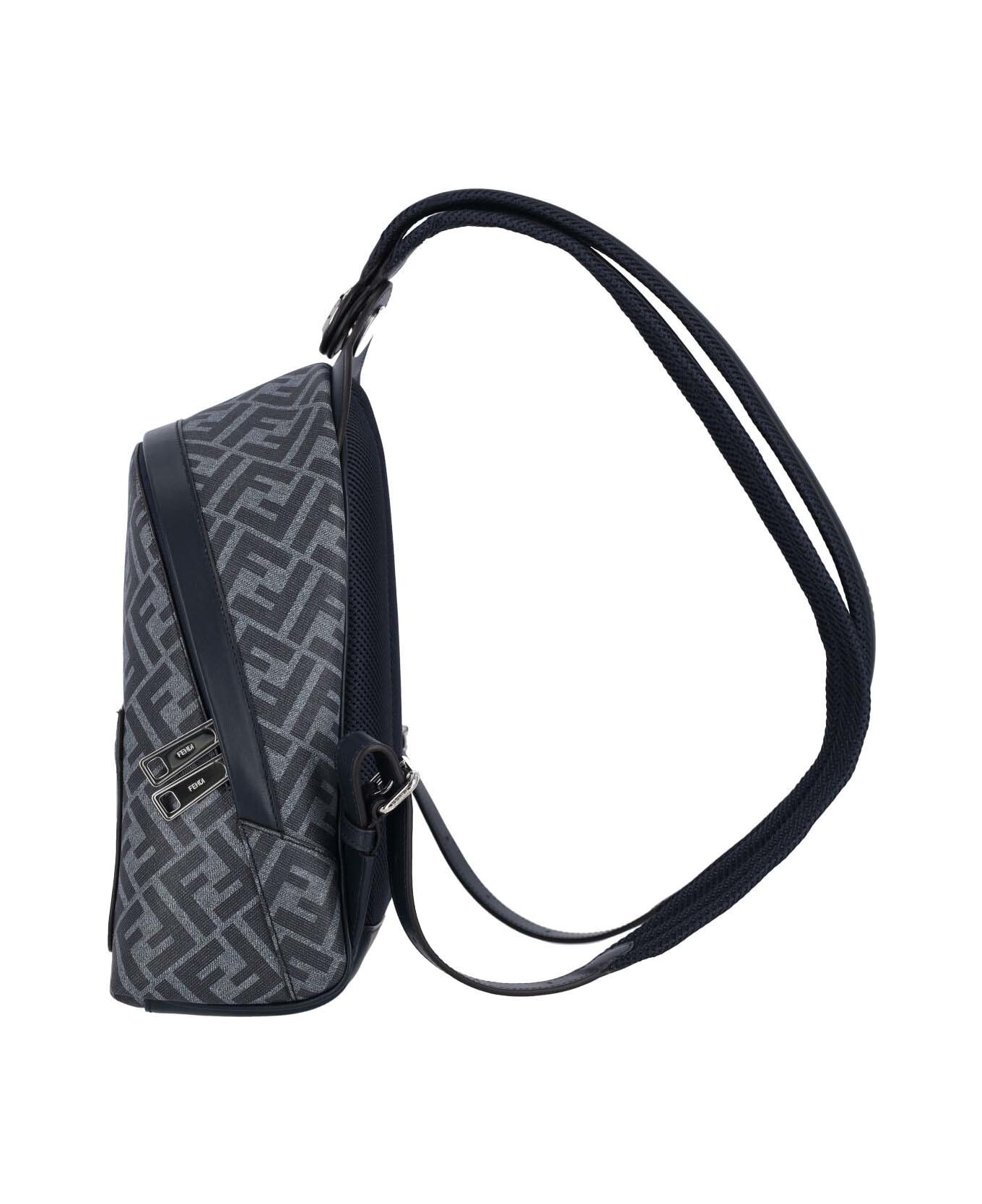 Fendi Chiodo Ff Diagonal Small Backpack