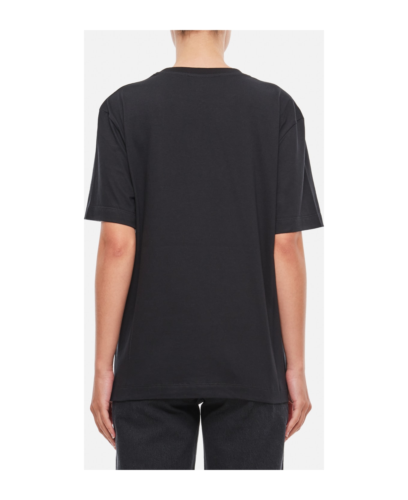 Plan C Short Sleeves Cotton T-shirt - Black Tシャツ