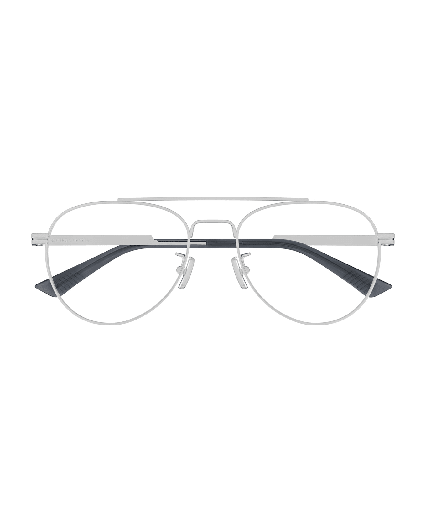 Bottega Veneta Eyewear Bv1340ok-002 - Silver Rx / Asian Fit Glasses - Silver