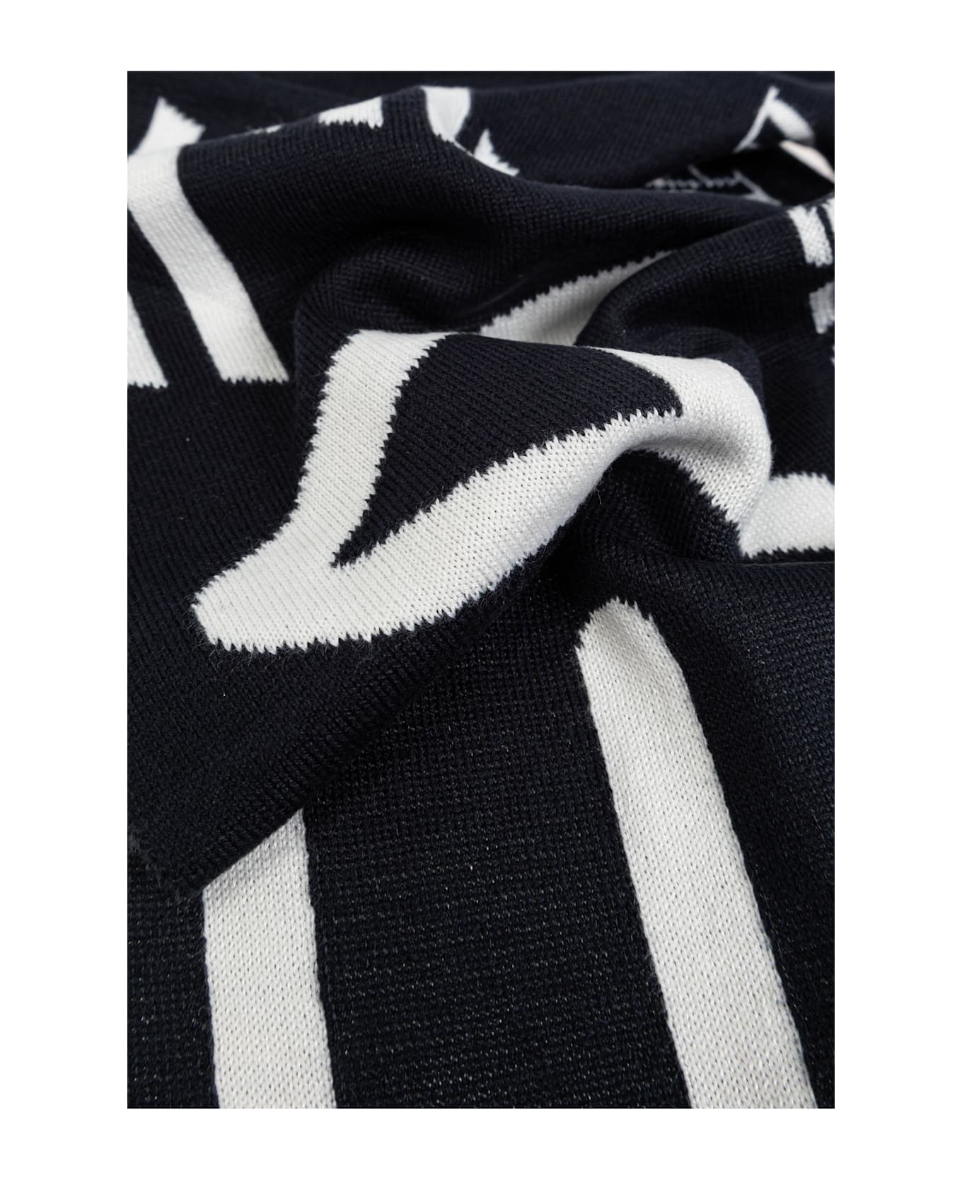 EA7 Emporio Armani Scarf With Logo - Blue