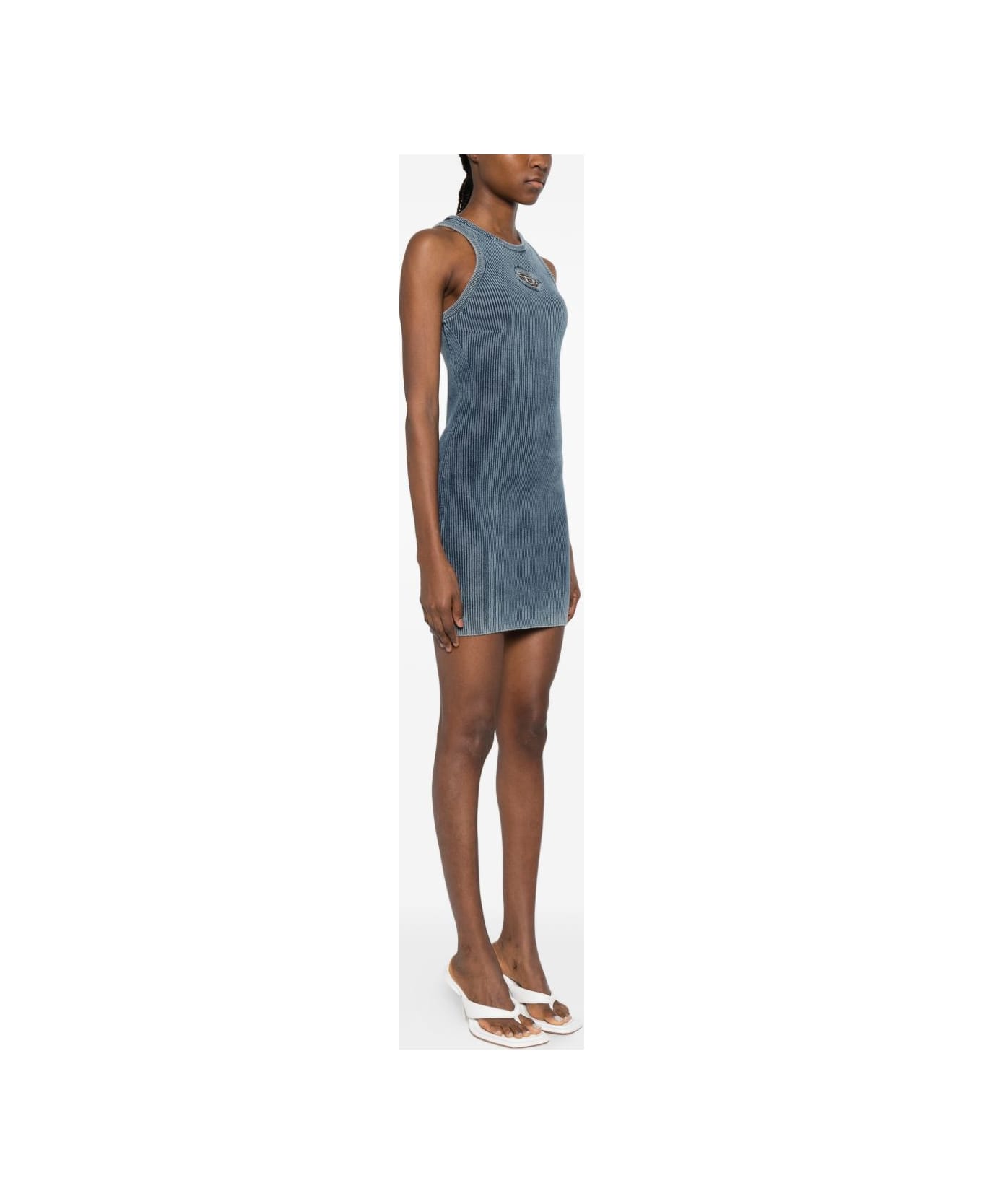Diesel Cotton Mini Dress - Blue