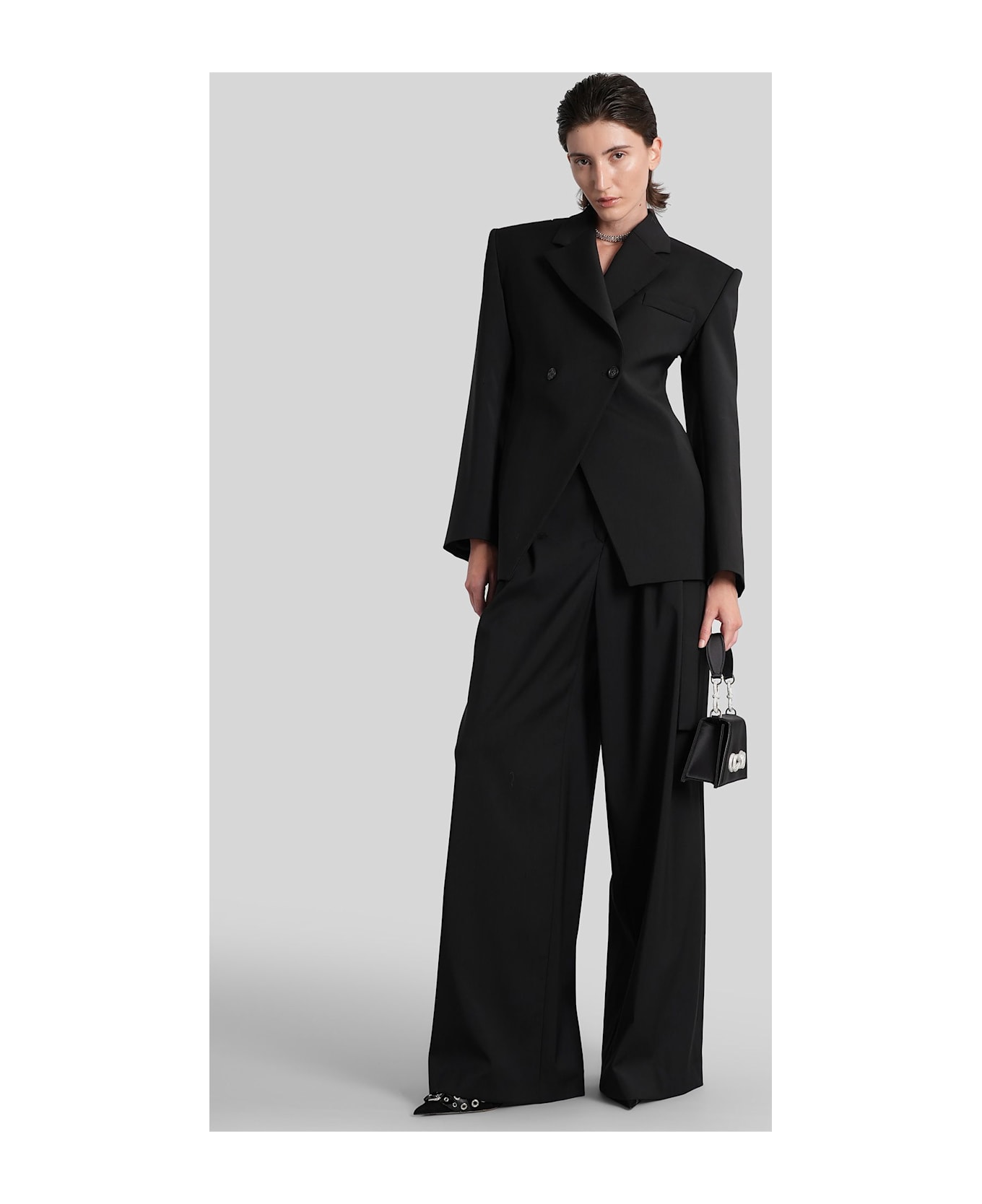 Giuseppe di Morabito Pants In Black Wool - black