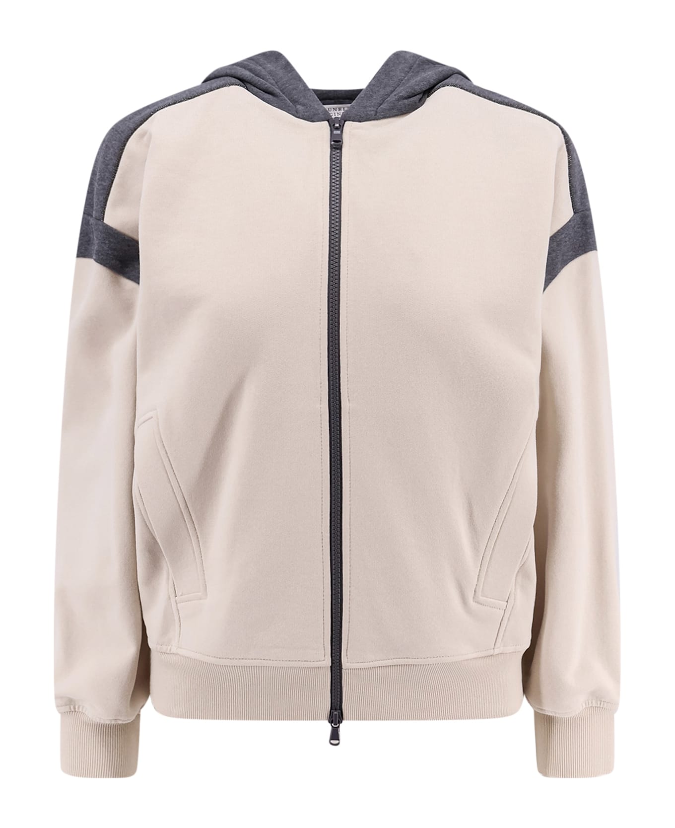 Brunello Cucinelli Zip Cardigan - Beige