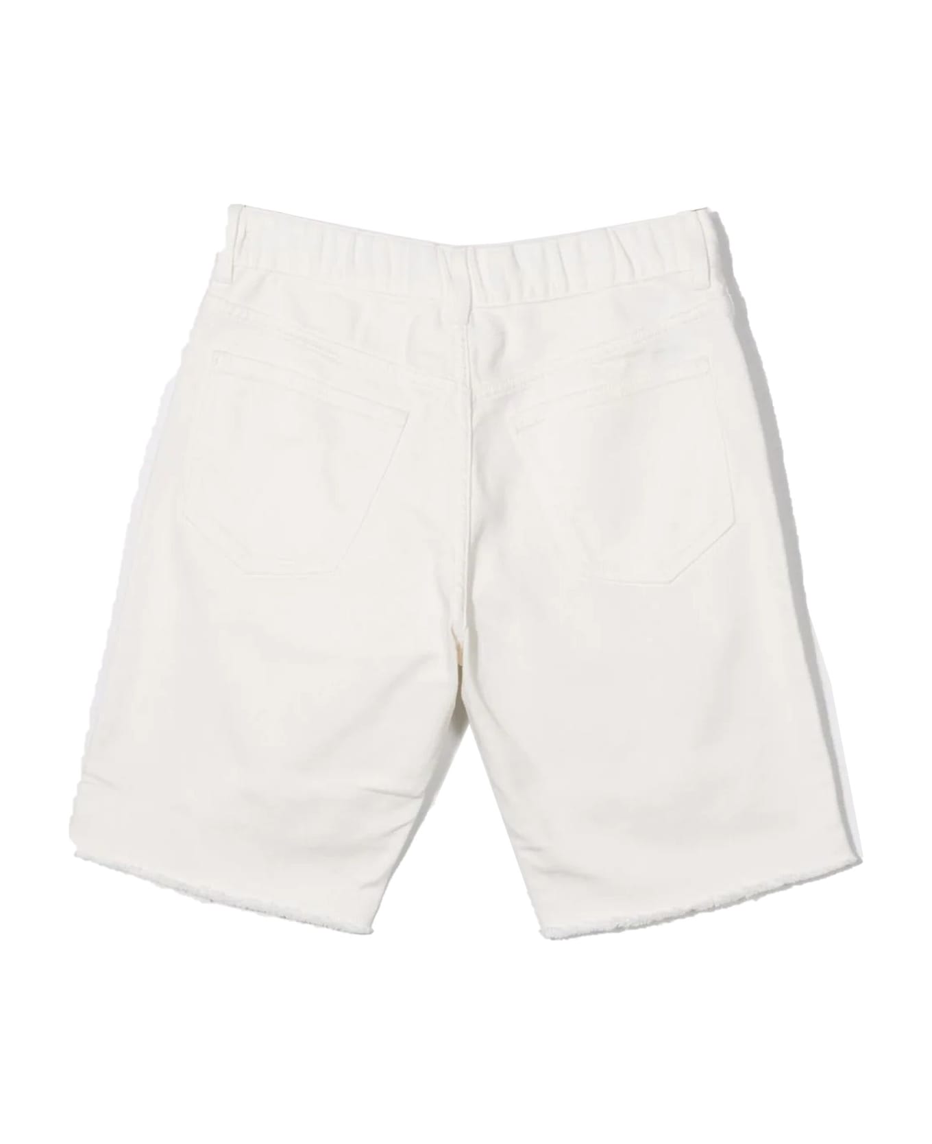 Maison Margiela White Cotton Shorts - Bianco