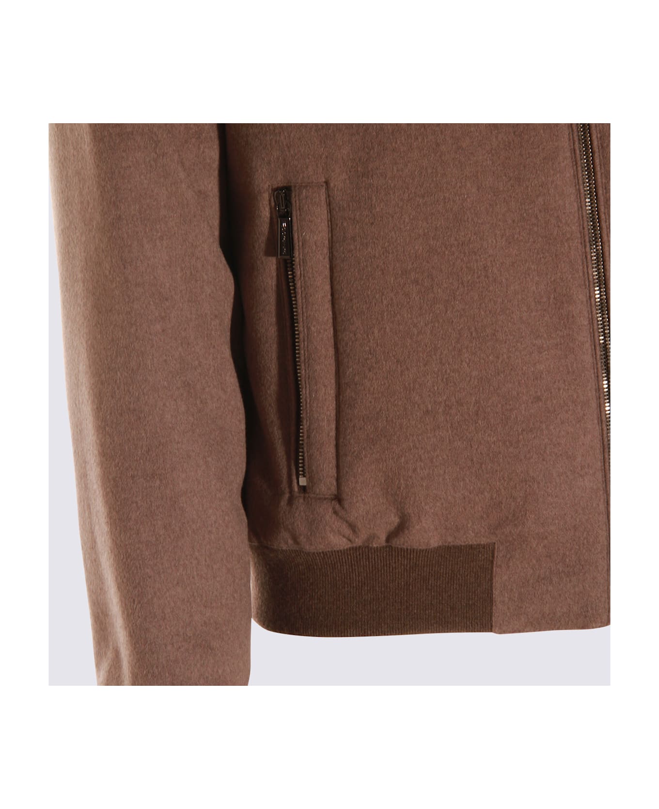 Moorer Brown Wool Oniro Down Jacket - NUT
