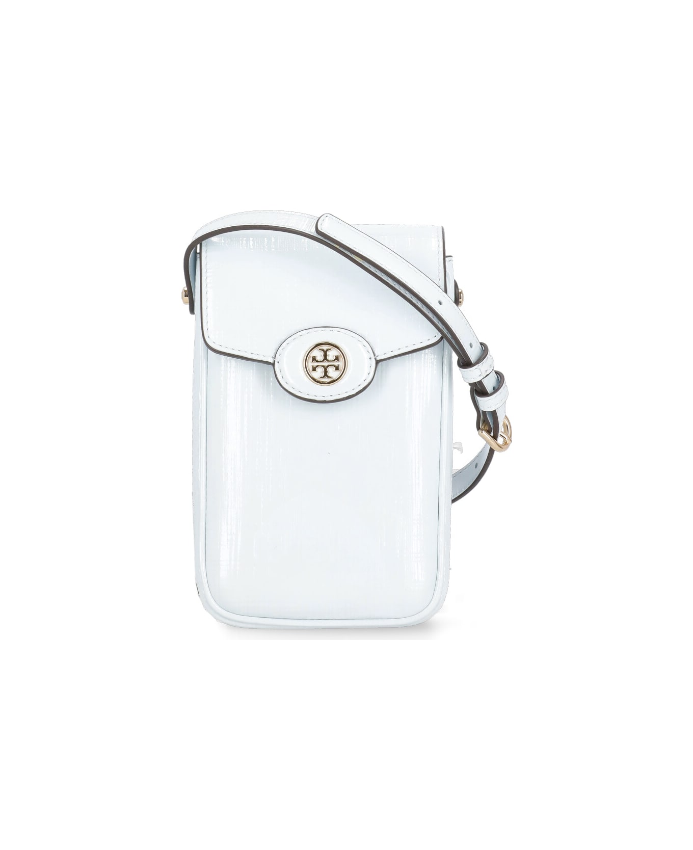 Tory Burch Robinson Celphone Case - Light Blue