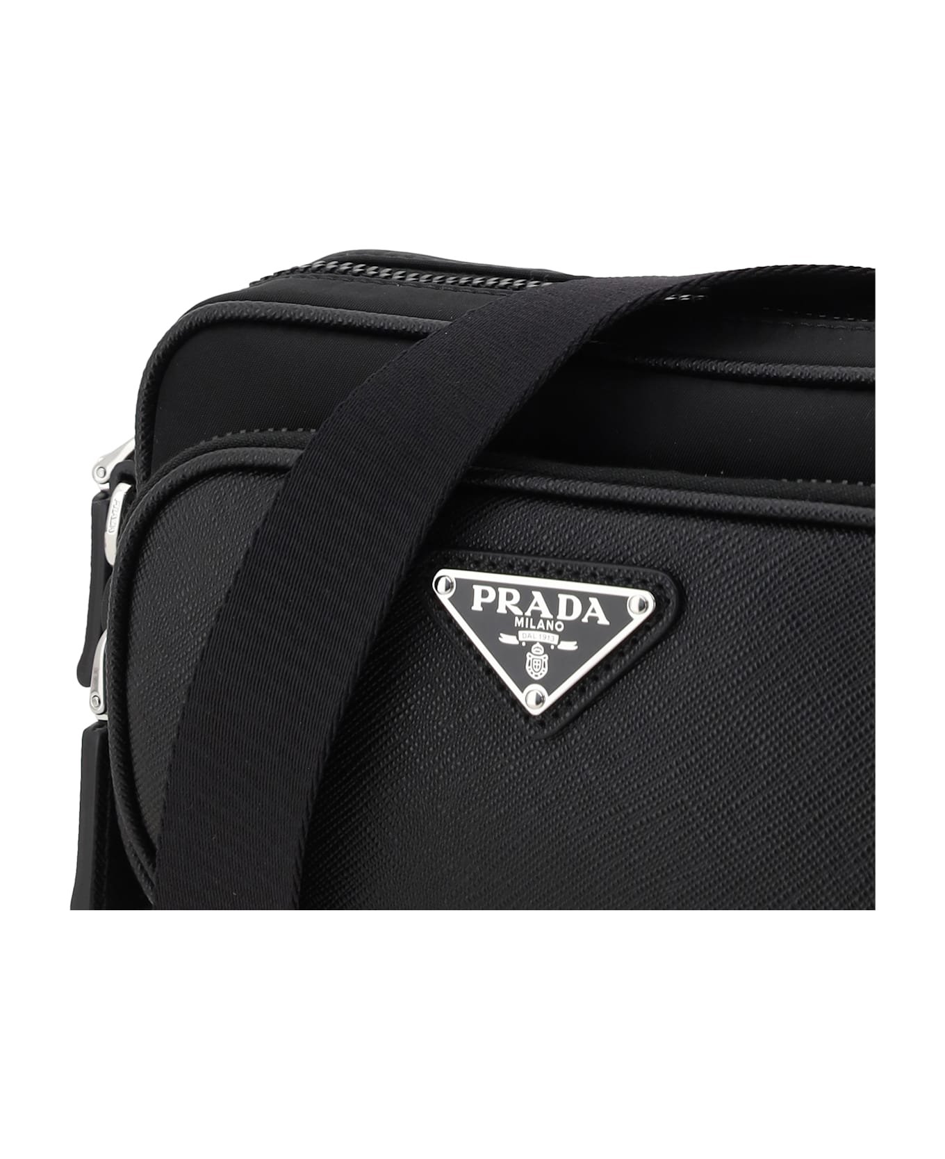 Prada Leather Shoulder Bag - Nero