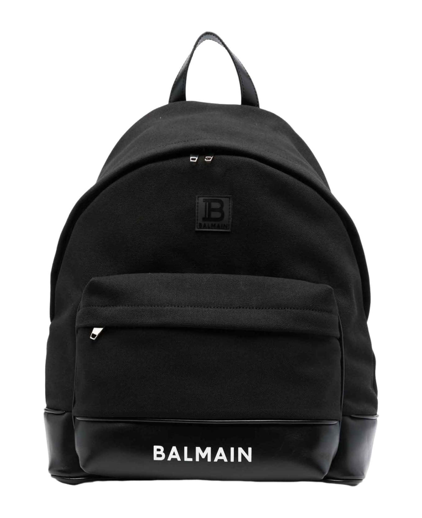 Balmain Black Backpack Unisex - Nero