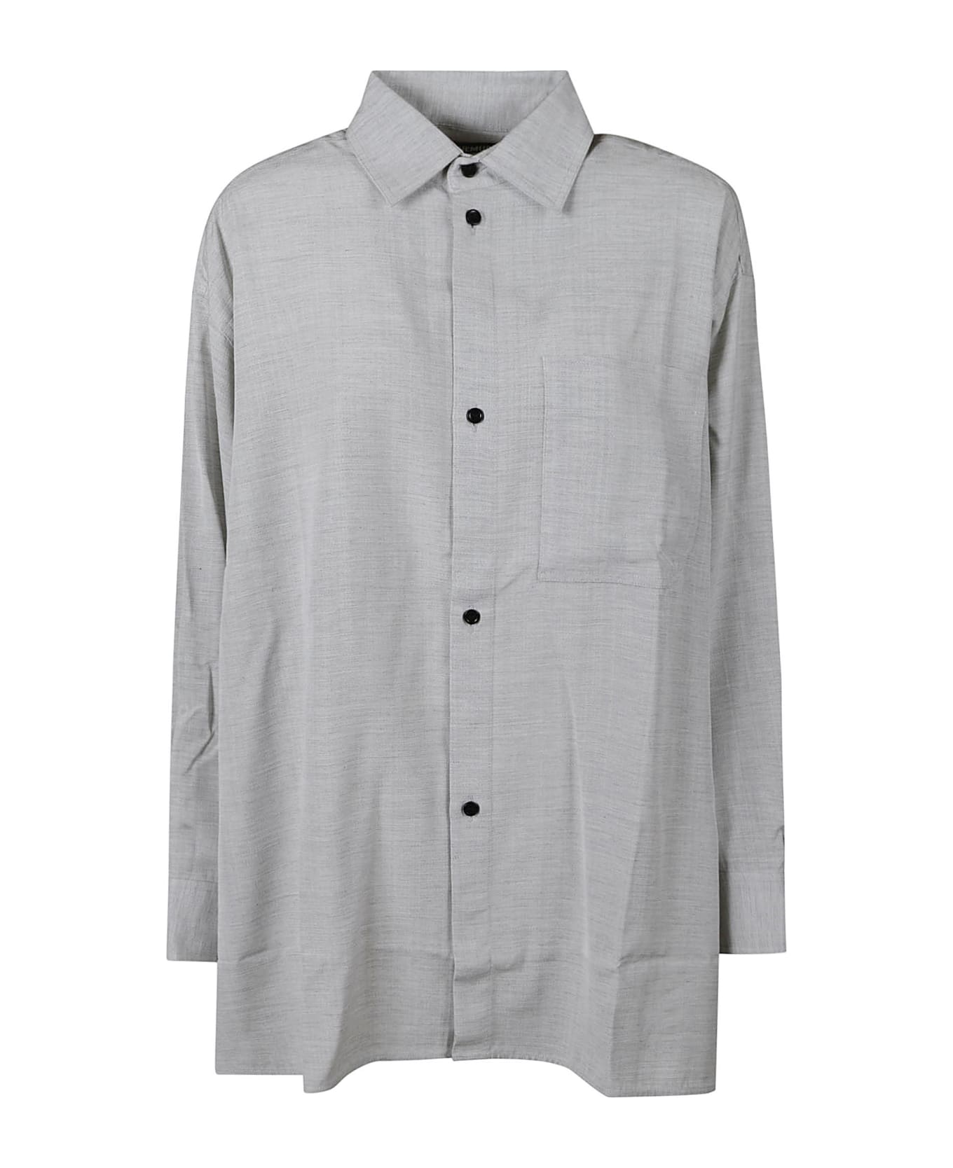 Jacquemus Patched Pocket Plain Shirt - Light Grey