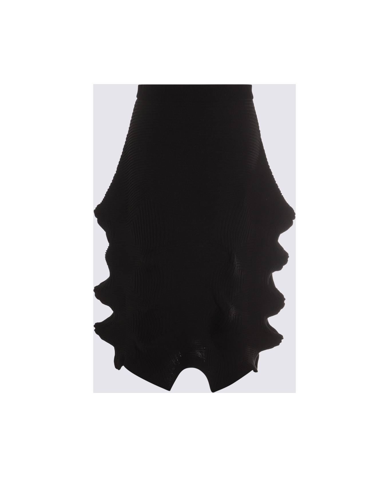 VIP【関税送料無料】希少 ISSEY MIYAKE BLACK MIDI SKIRT Issey Miyake Black Midi Skirt | italist